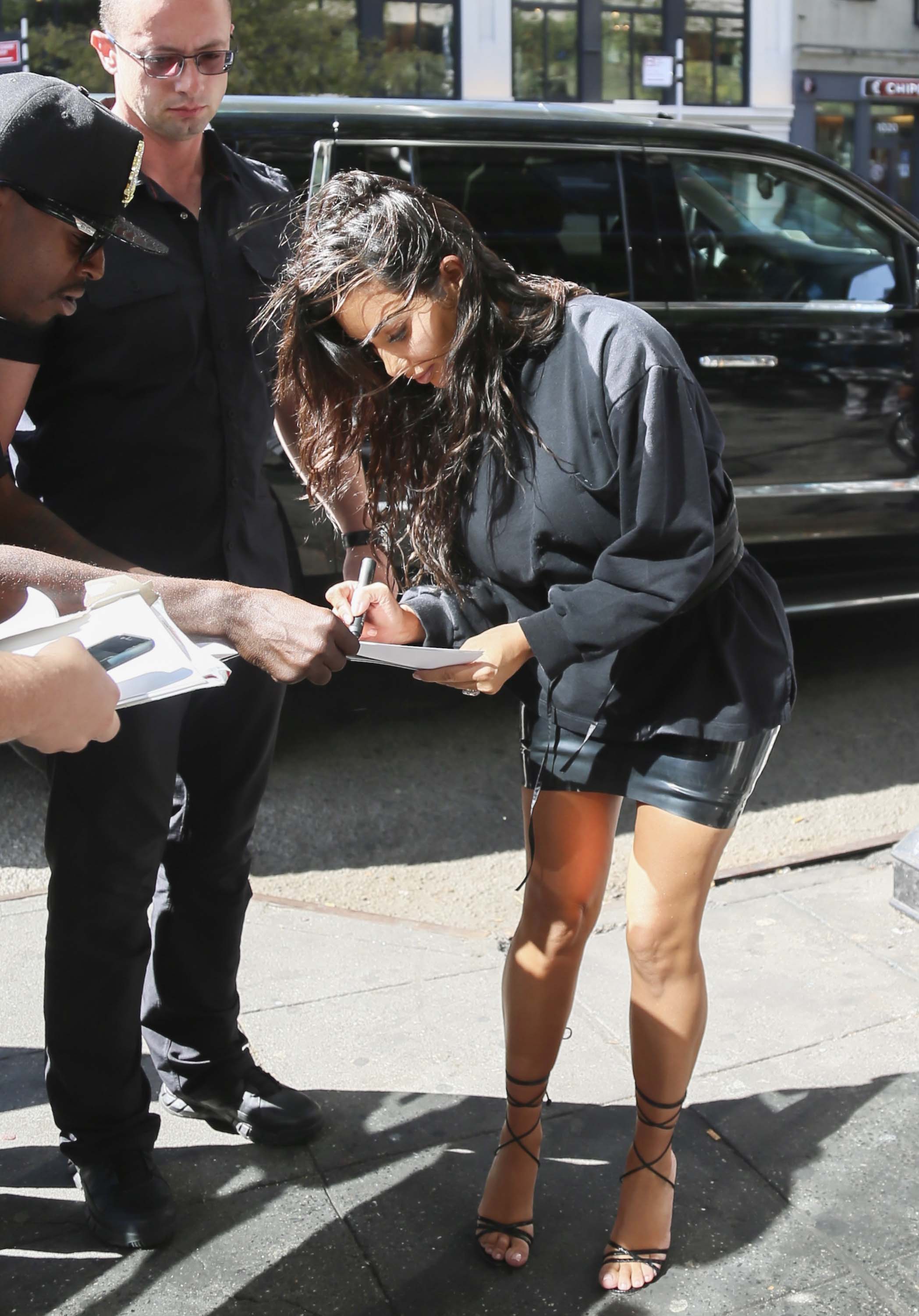 Kim Kardashian out in New York