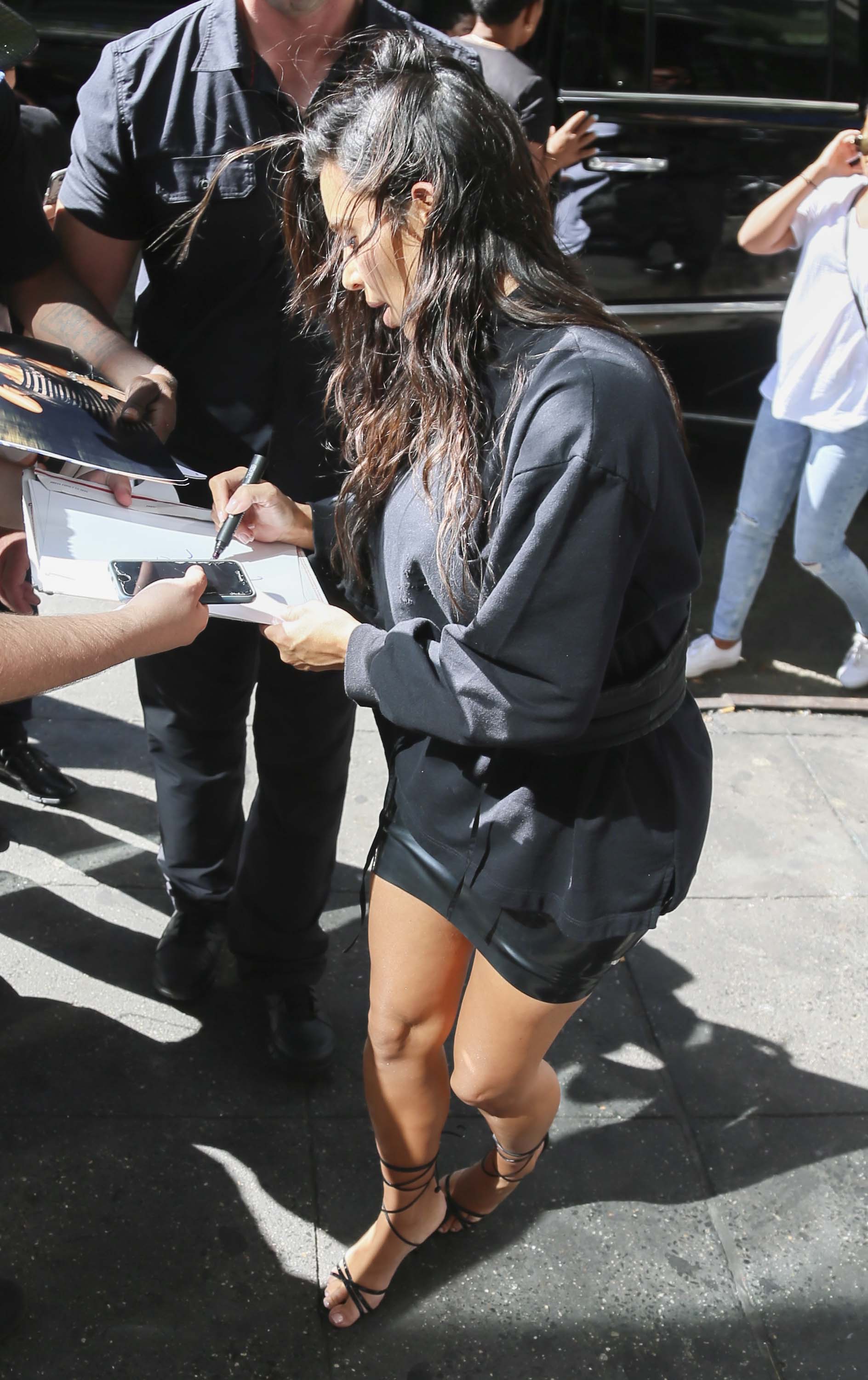 Kim Kardashian out in New York