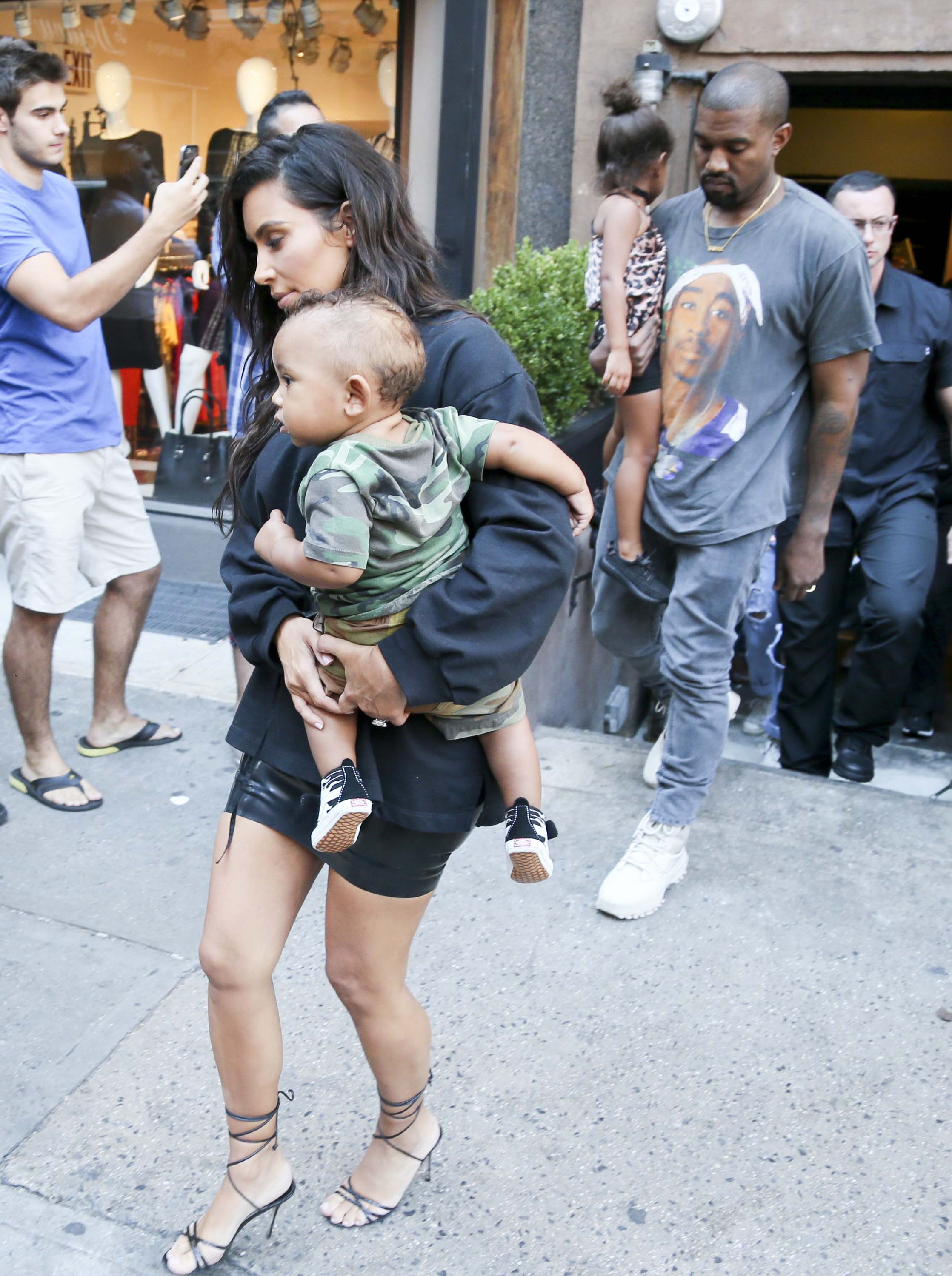 Kim Kardashian out in New York