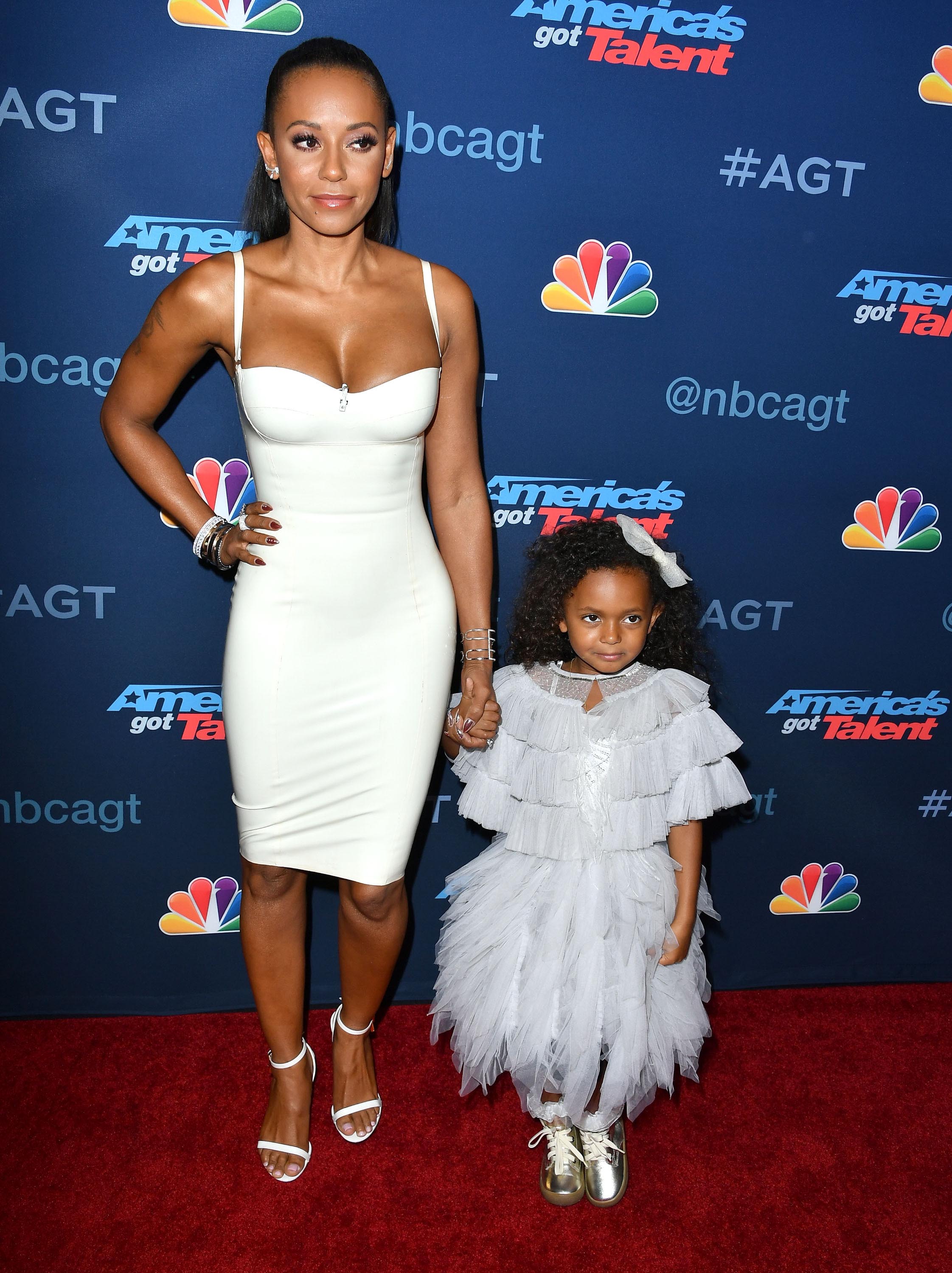 Melanie Brown arrives at the America’s Got Talent’ Season 11 Live Show