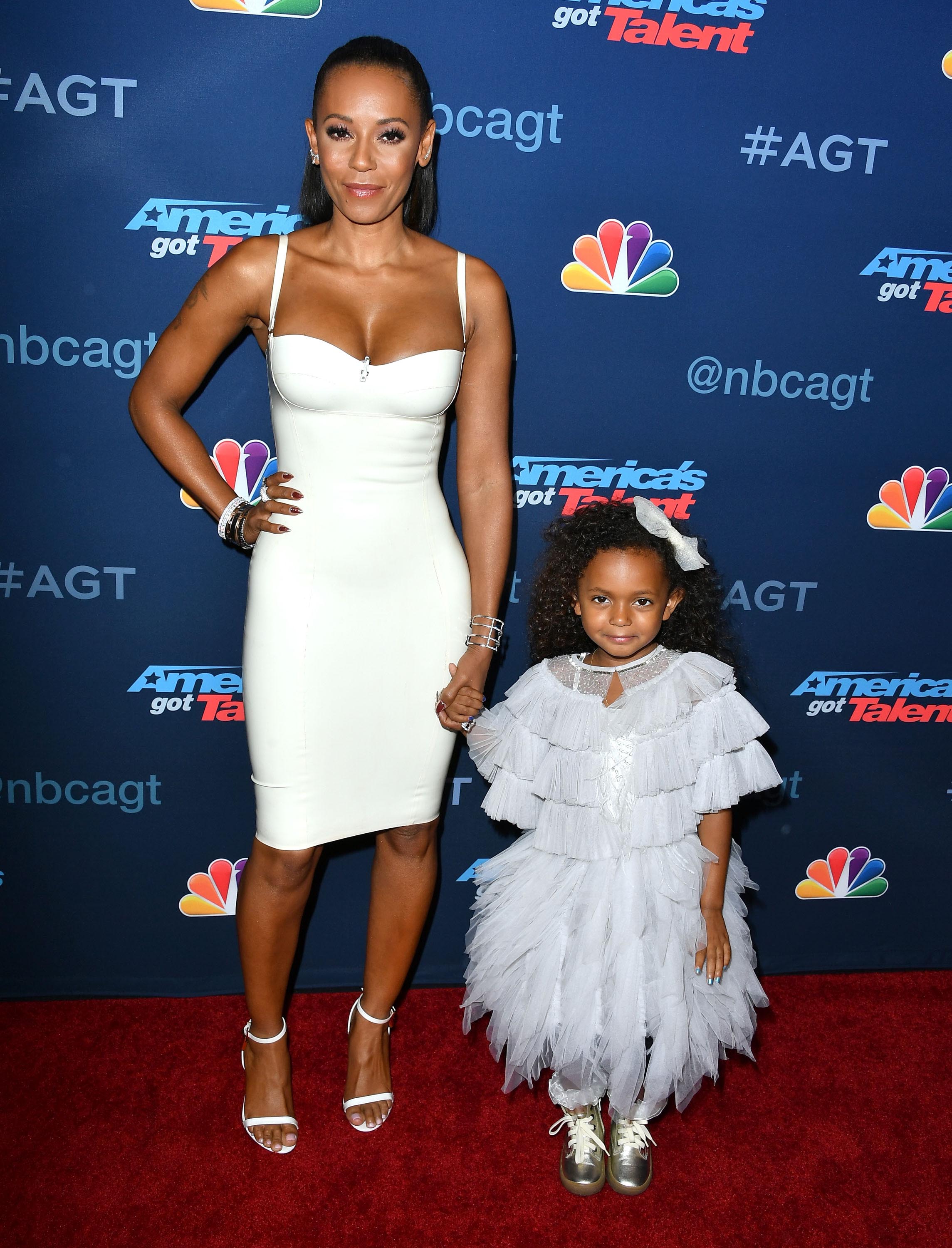 Melanie Brown arrives at the America’s Got Talent’ Season 11 Live Show