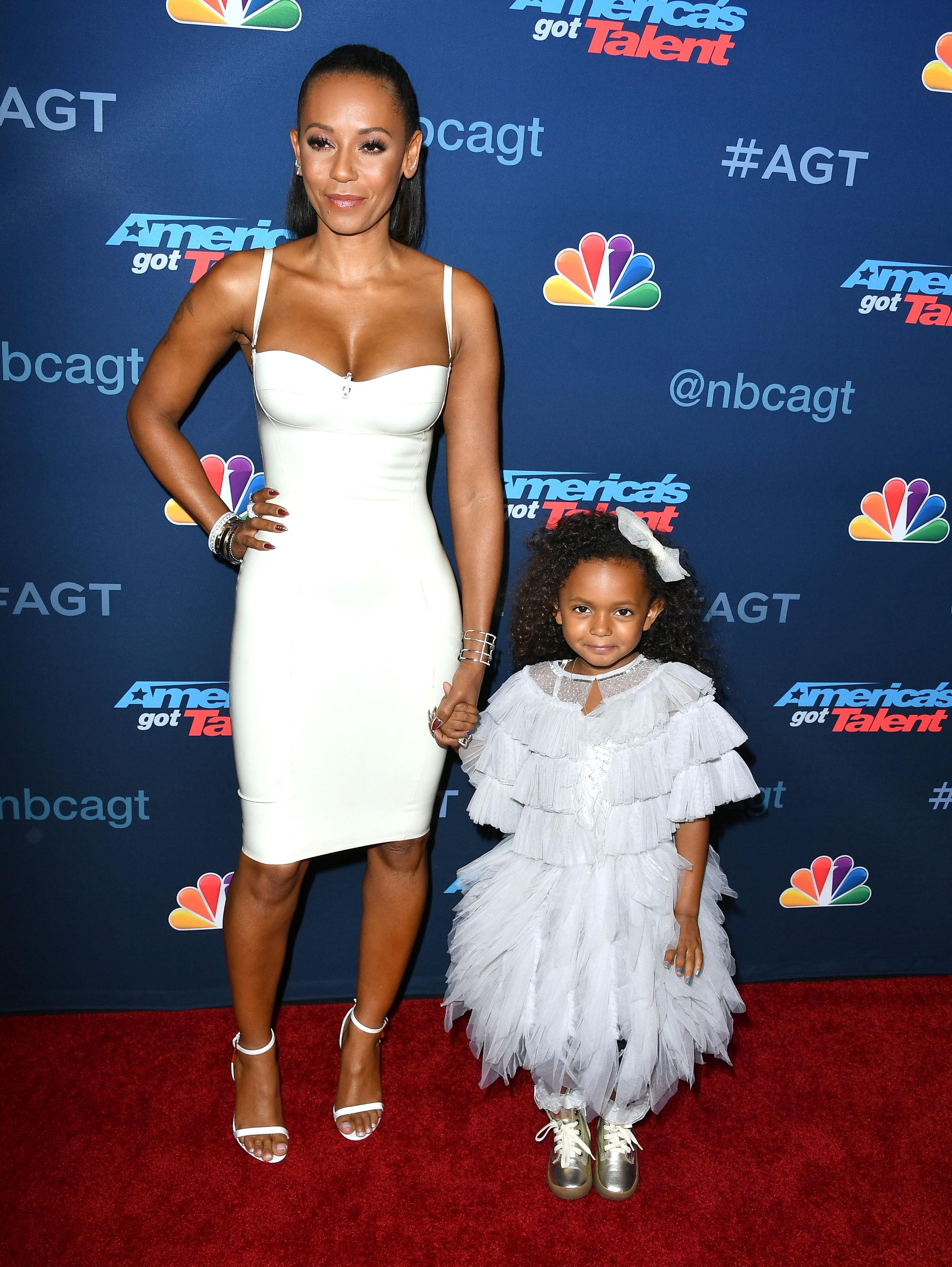 Melanie Brown arrives at the America’s Got Talent’ Season 11 Live Show