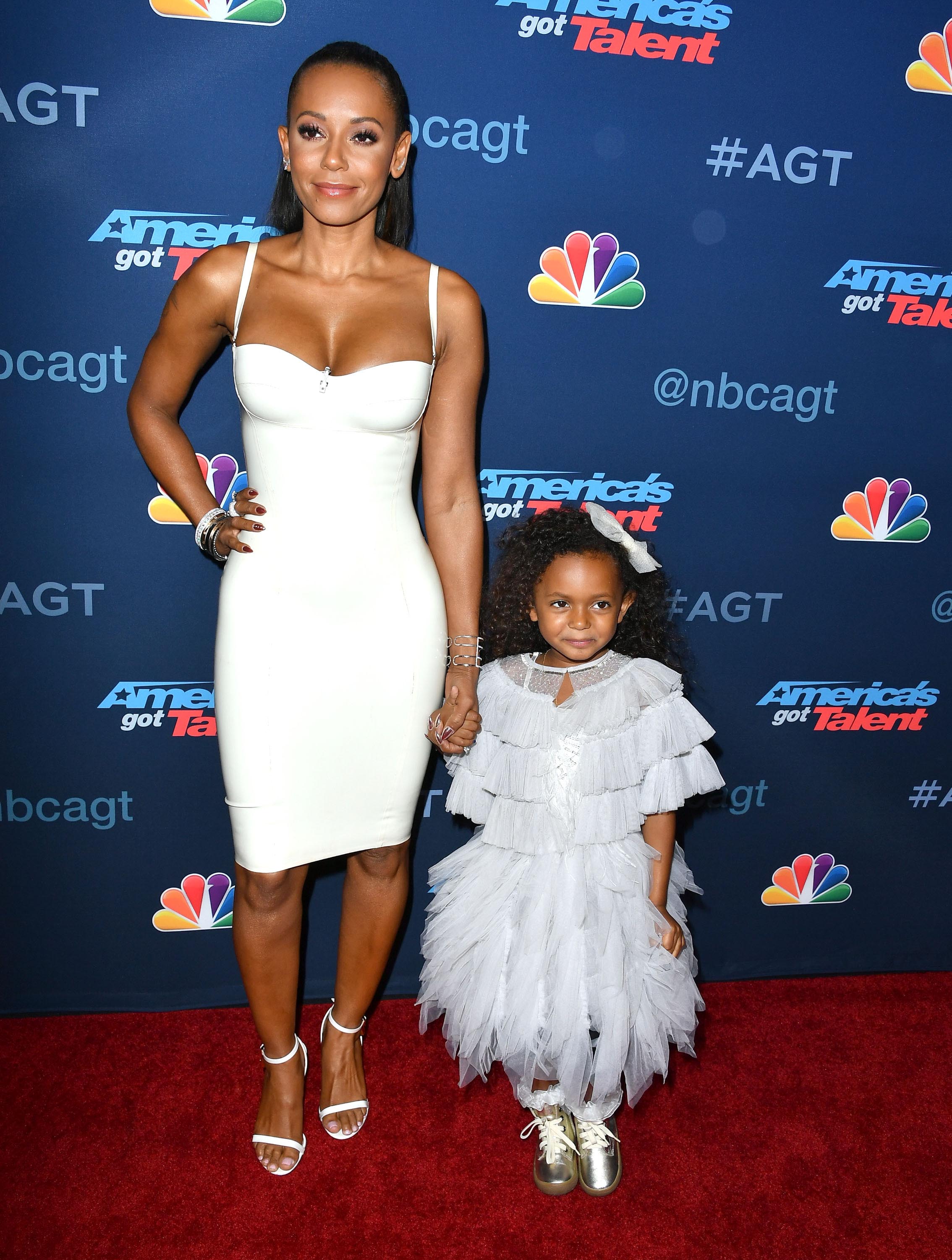 Melanie Brown arrives at the America’s Got Talent’ Season 11 Live Show