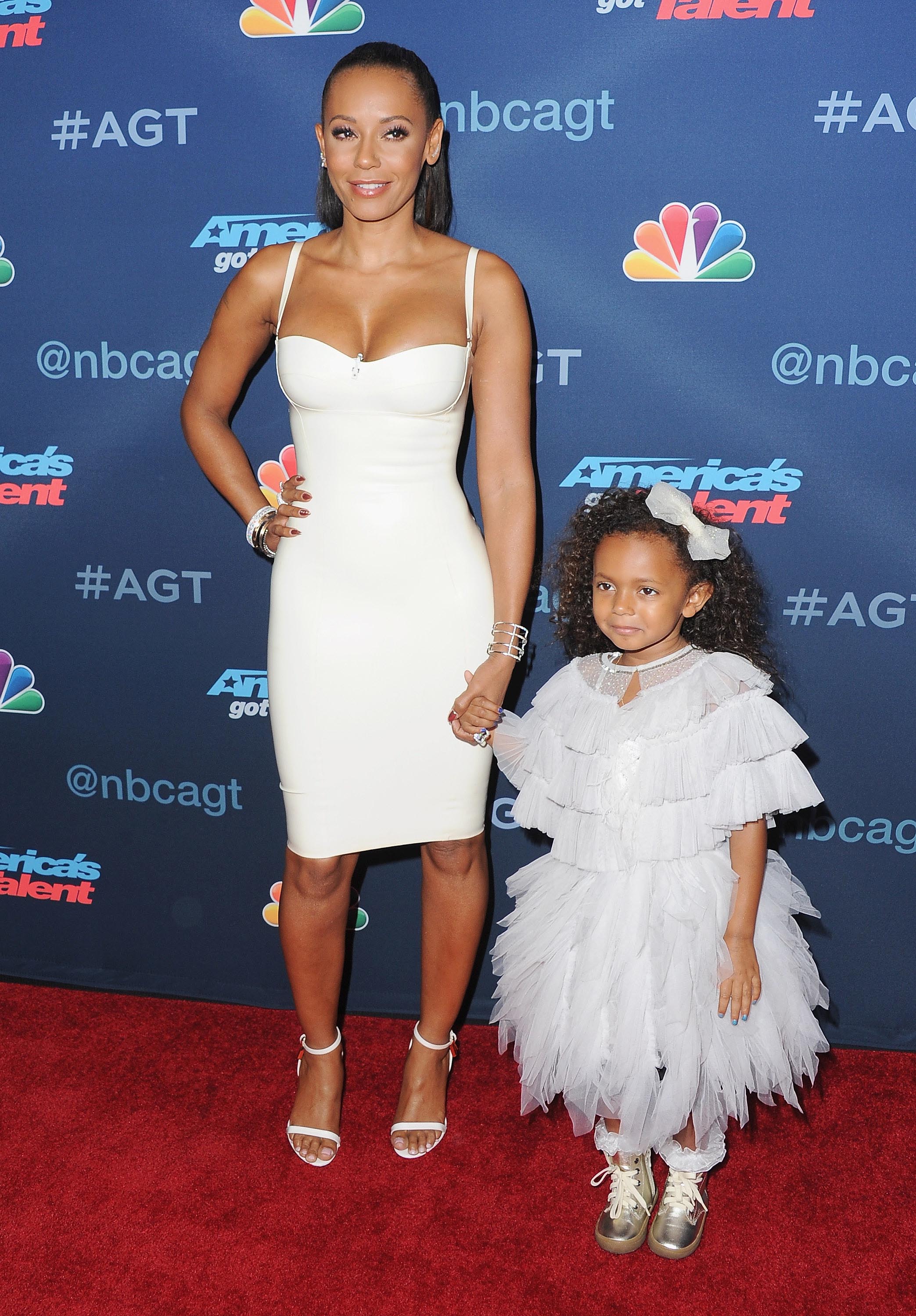 Melanie Brown arrives at the America’s Got Talent’ Season 11 Live Show