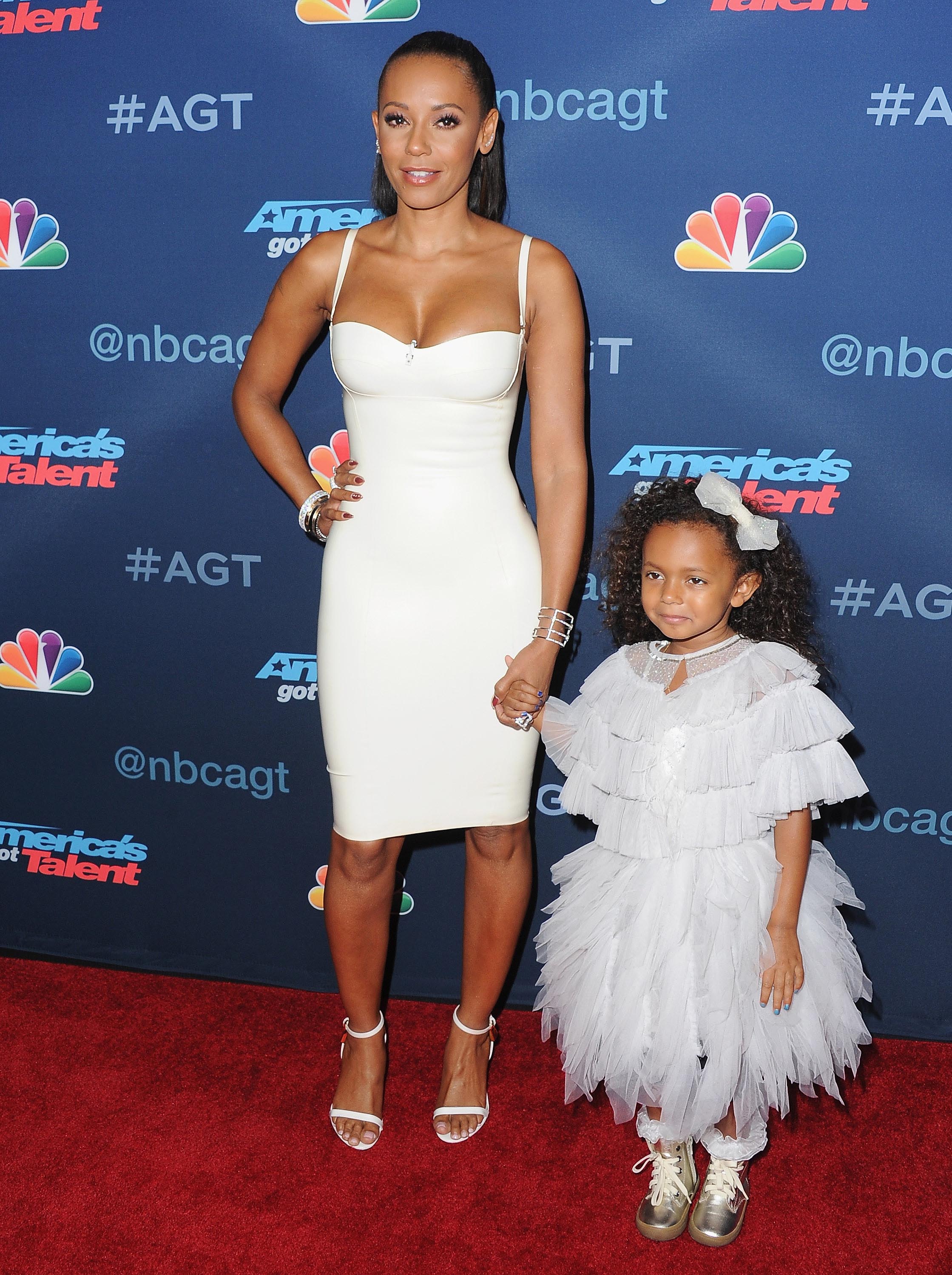 Melanie Brown arrives at the America’s Got Talent’ Season 11 Live Show