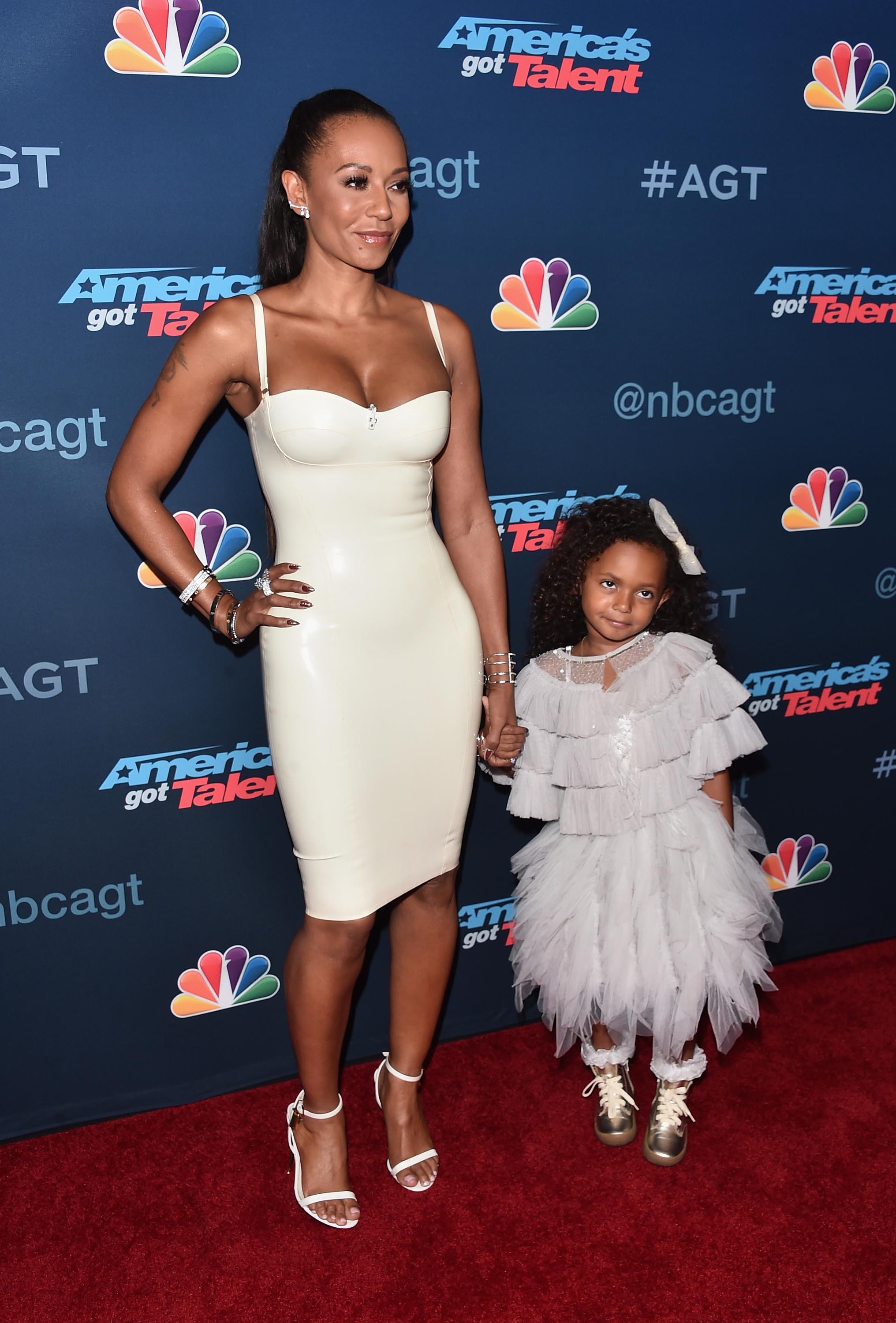 Melanie Brown arrives at the America’s Got Talent’ Season 11 Live Show