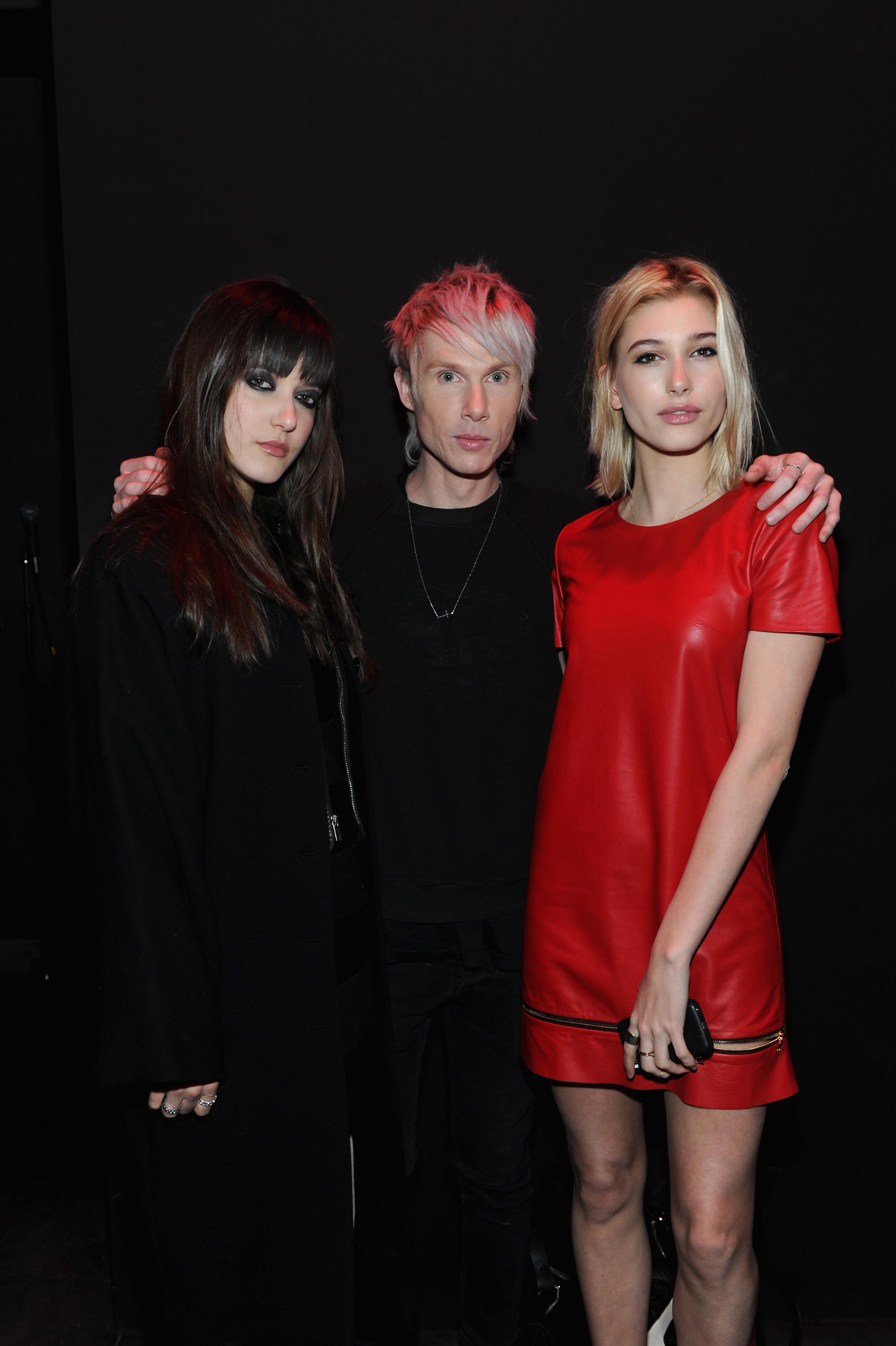 Hailey Baldwin attends the Brian Lichtenberg fashion show