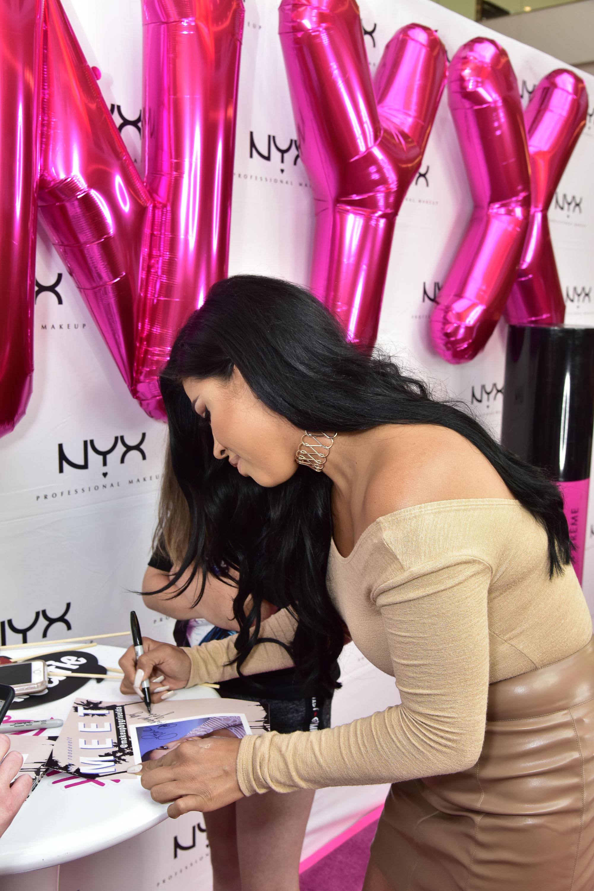 Griselda Martinez attends the NYX Professional Makeup Store