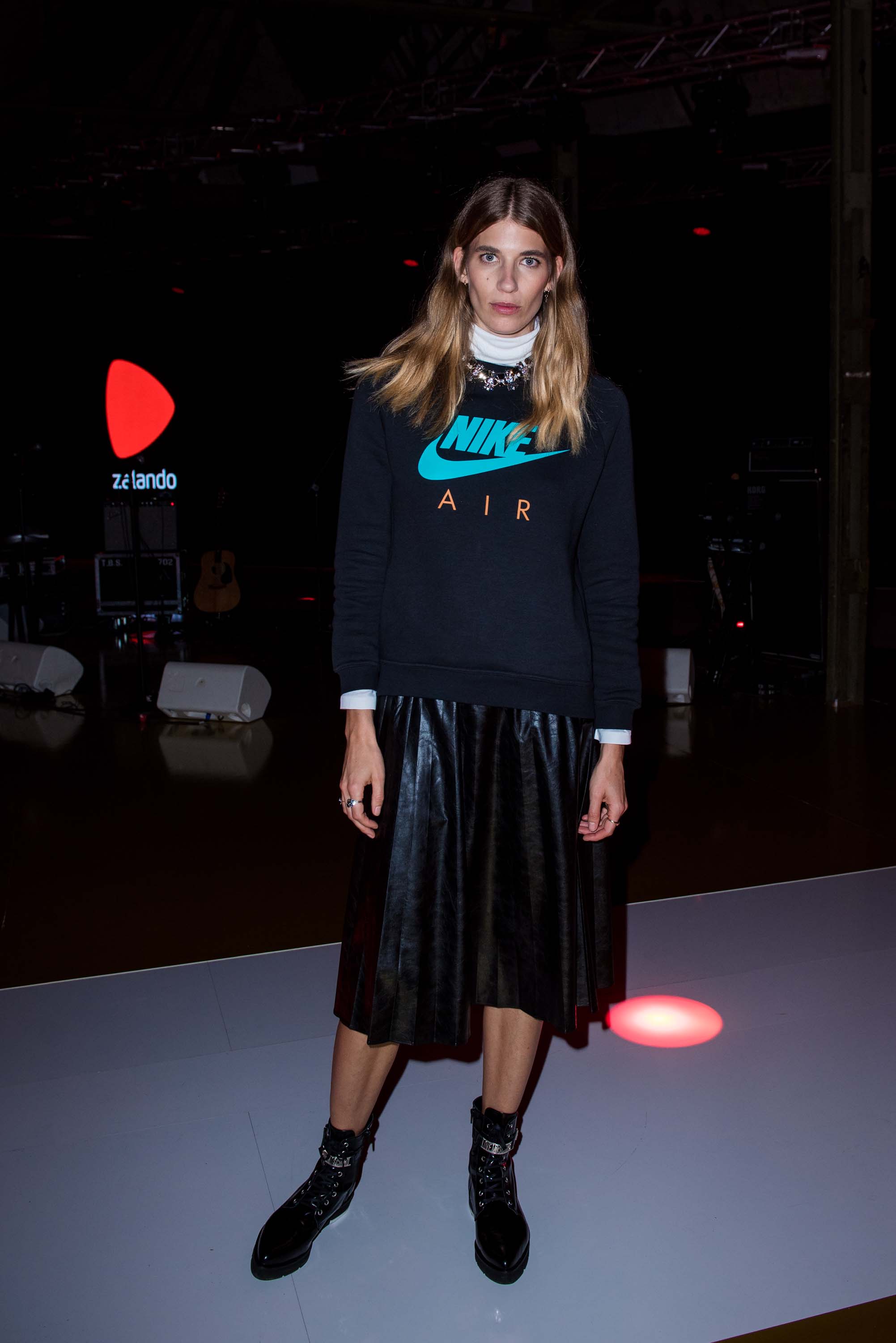 Veronika Heilbrunner attends the Zalando fashion show