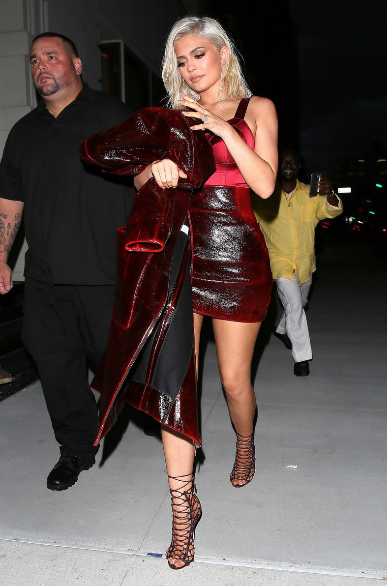 Kylie Jenner out for dinner in NYC
