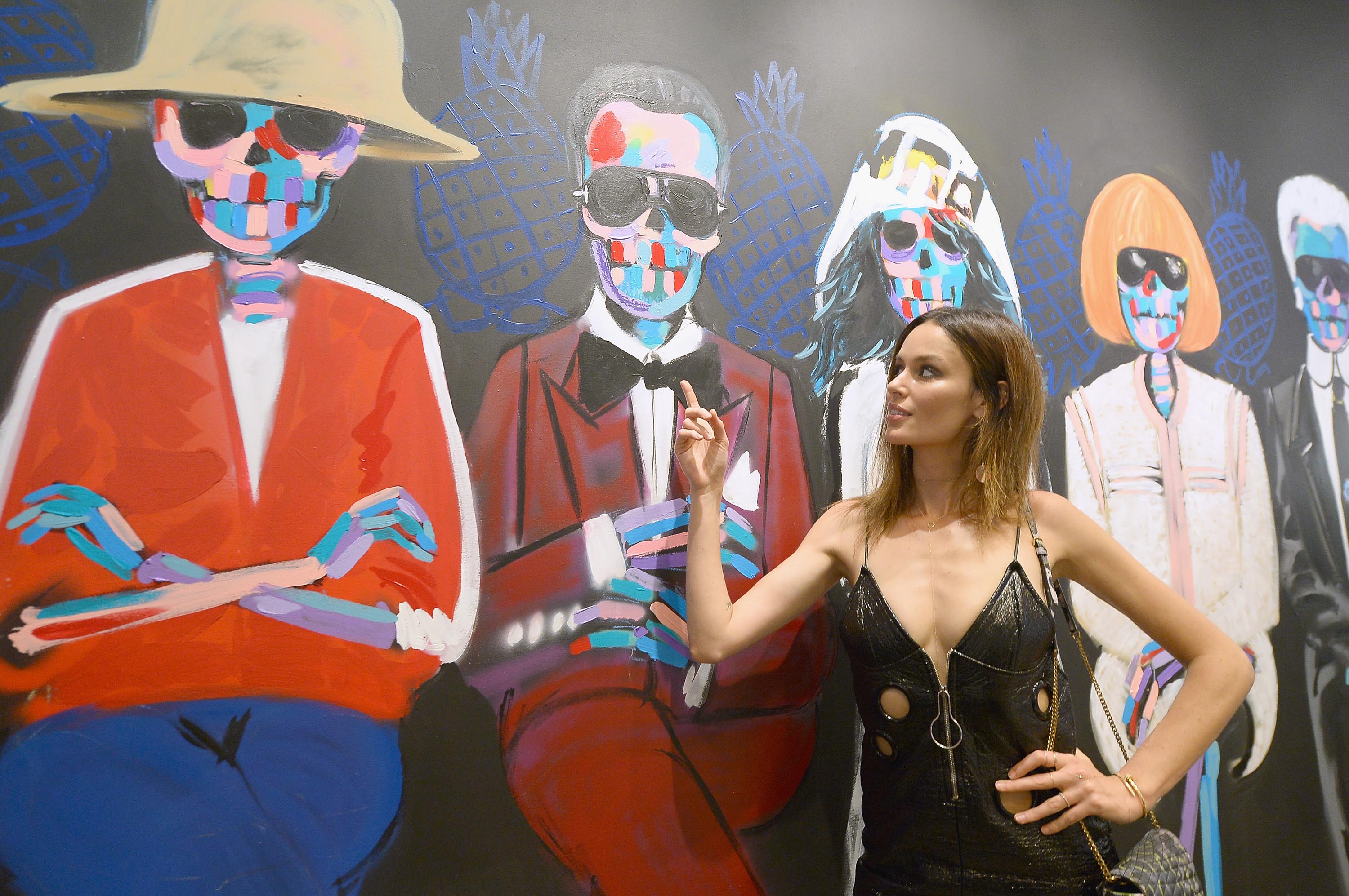 Nicole Trunfio attends E! IMG New York Fashion Week Kick-Off