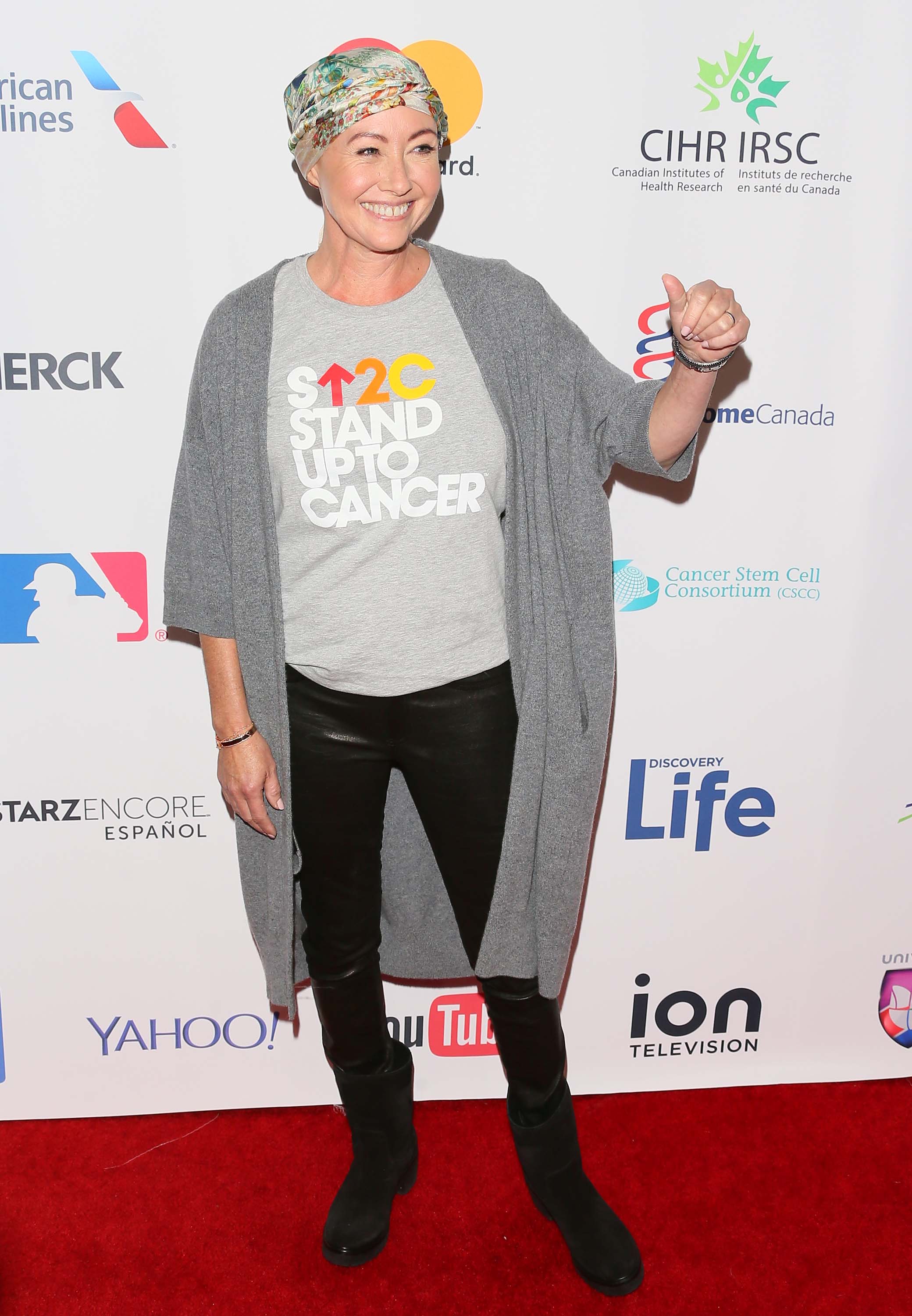 Shannen Doherty attends 5th Biennial Stand Up To Cancer