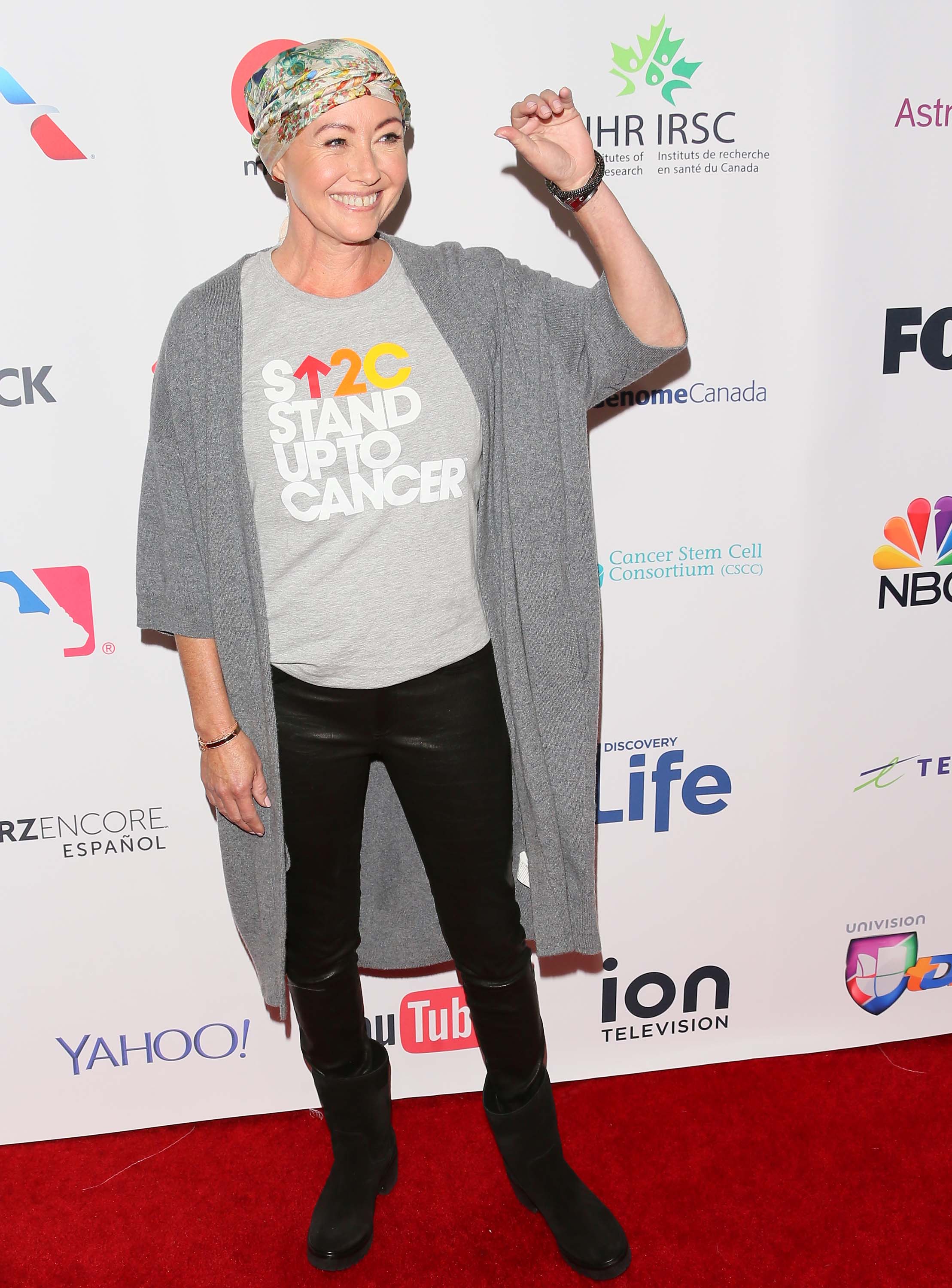 Shannen Doherty attends 5th Biennial Stand Up To Cancer