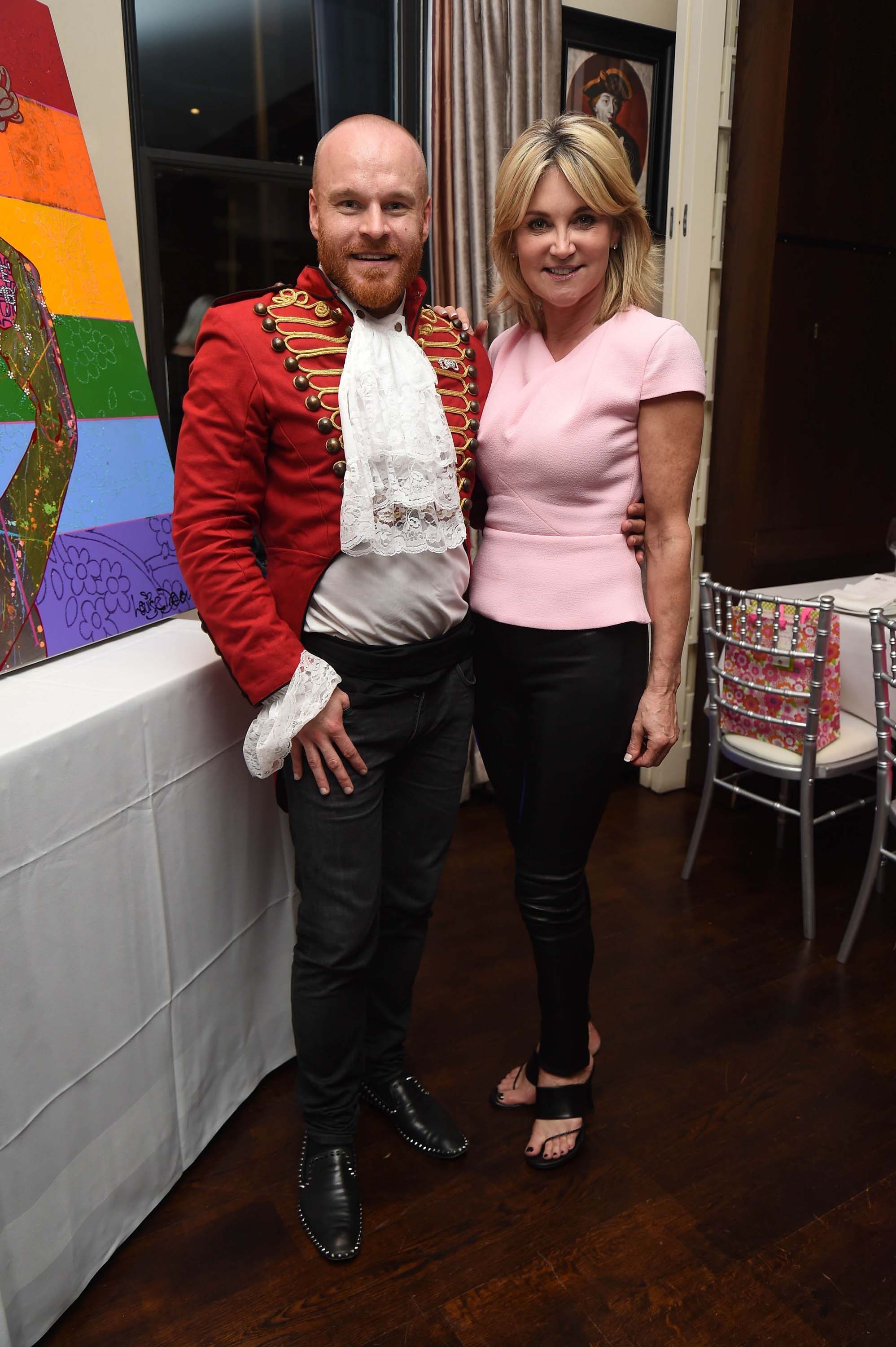 Anthea Turner attends HIV Awareness Dinner