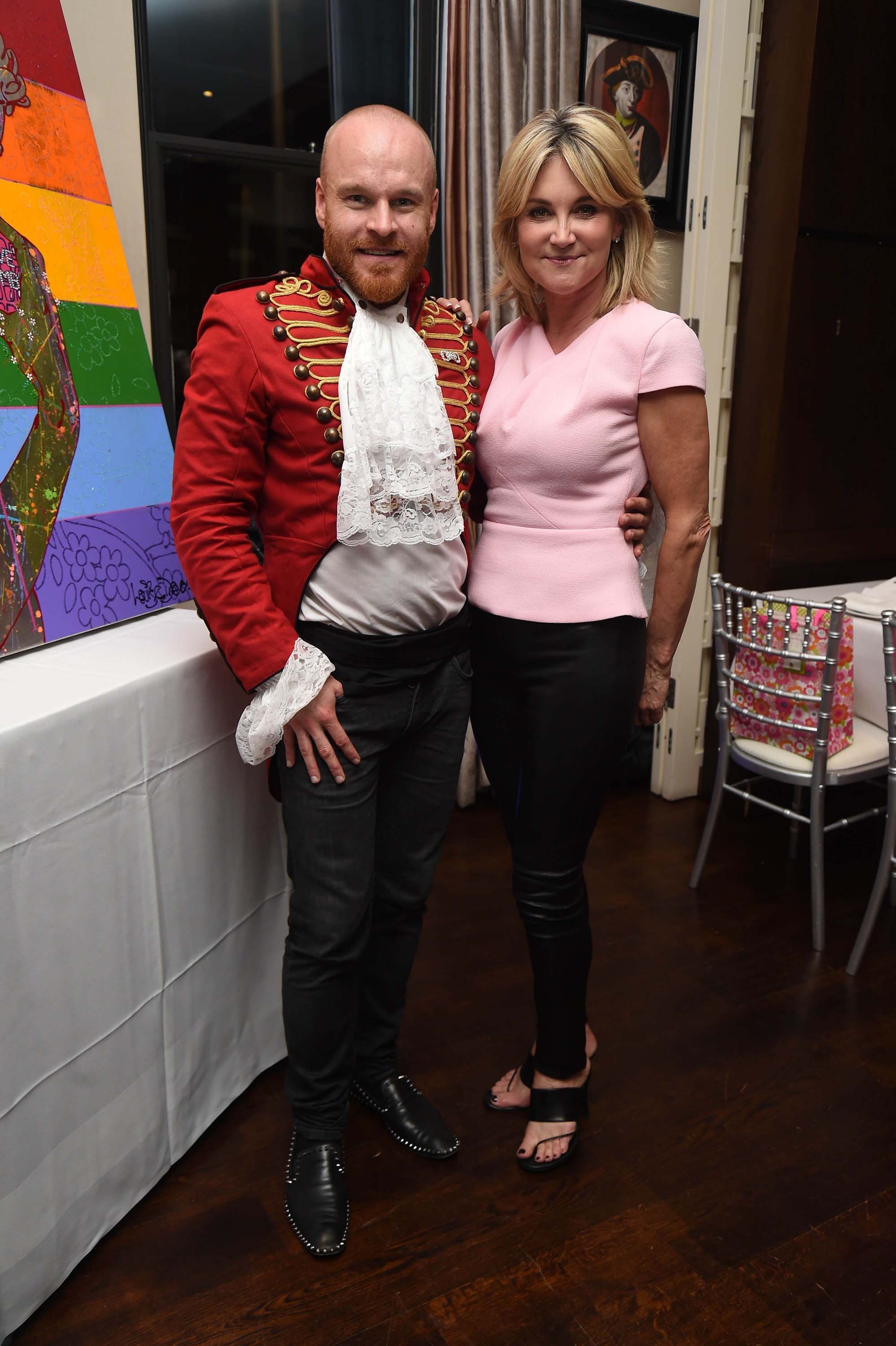 Anthea Turner attends HIV Awareness Dinner