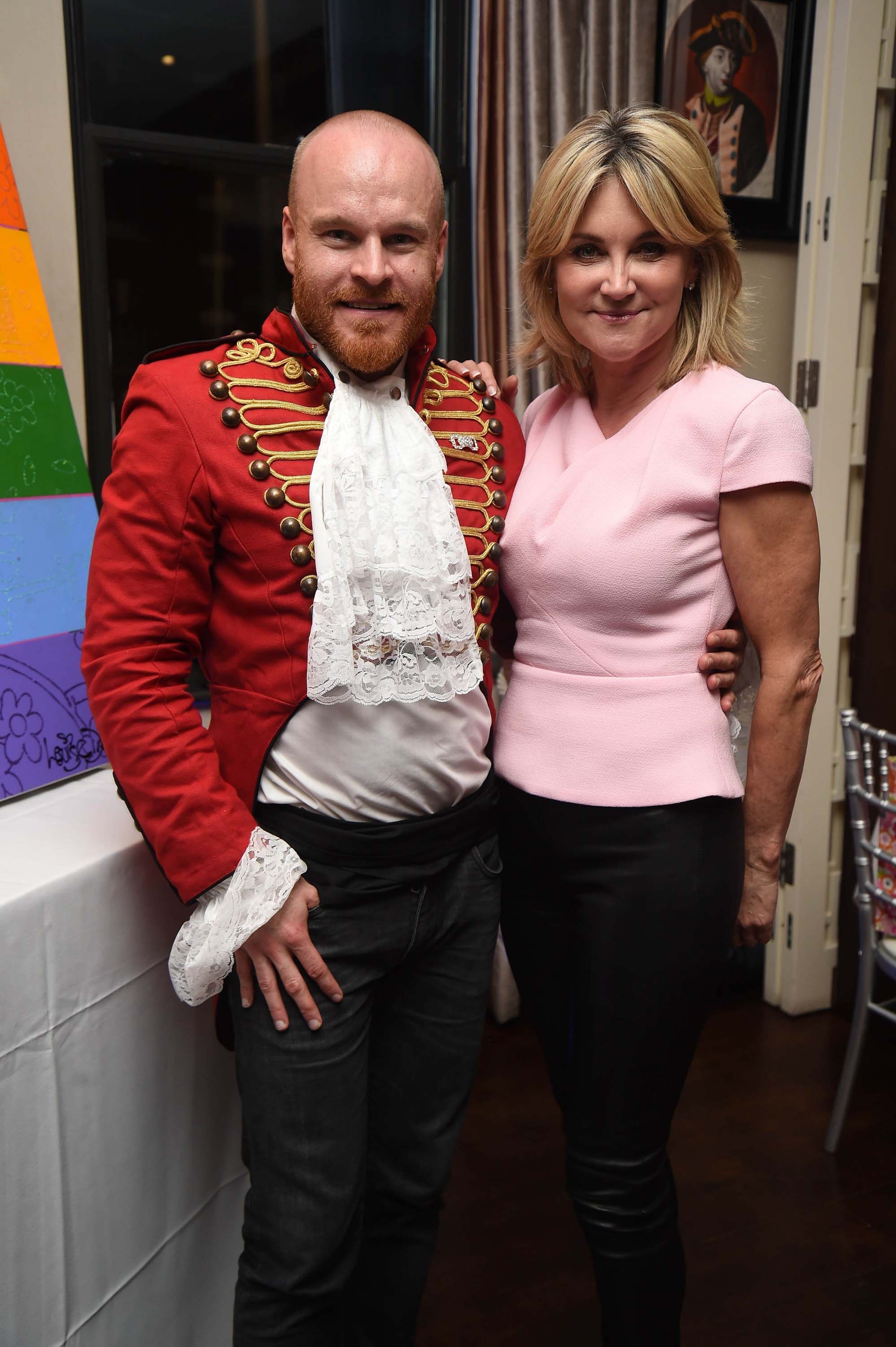 Anthea Turner attends HIV Awareness Dinner