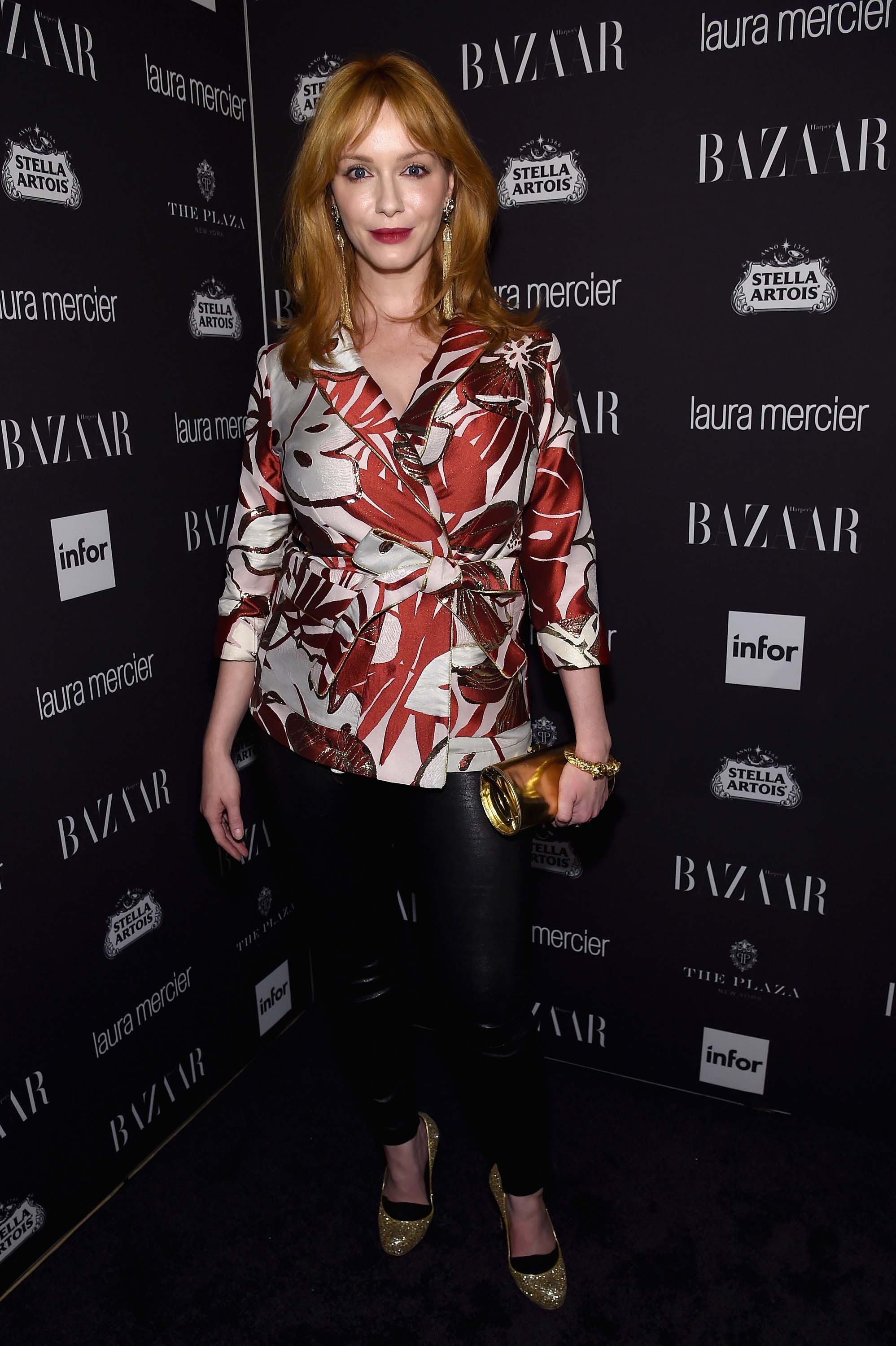 Christina Hendricks attends The Worldwide Editors of Harper’s Bazaar Celebrate Icons