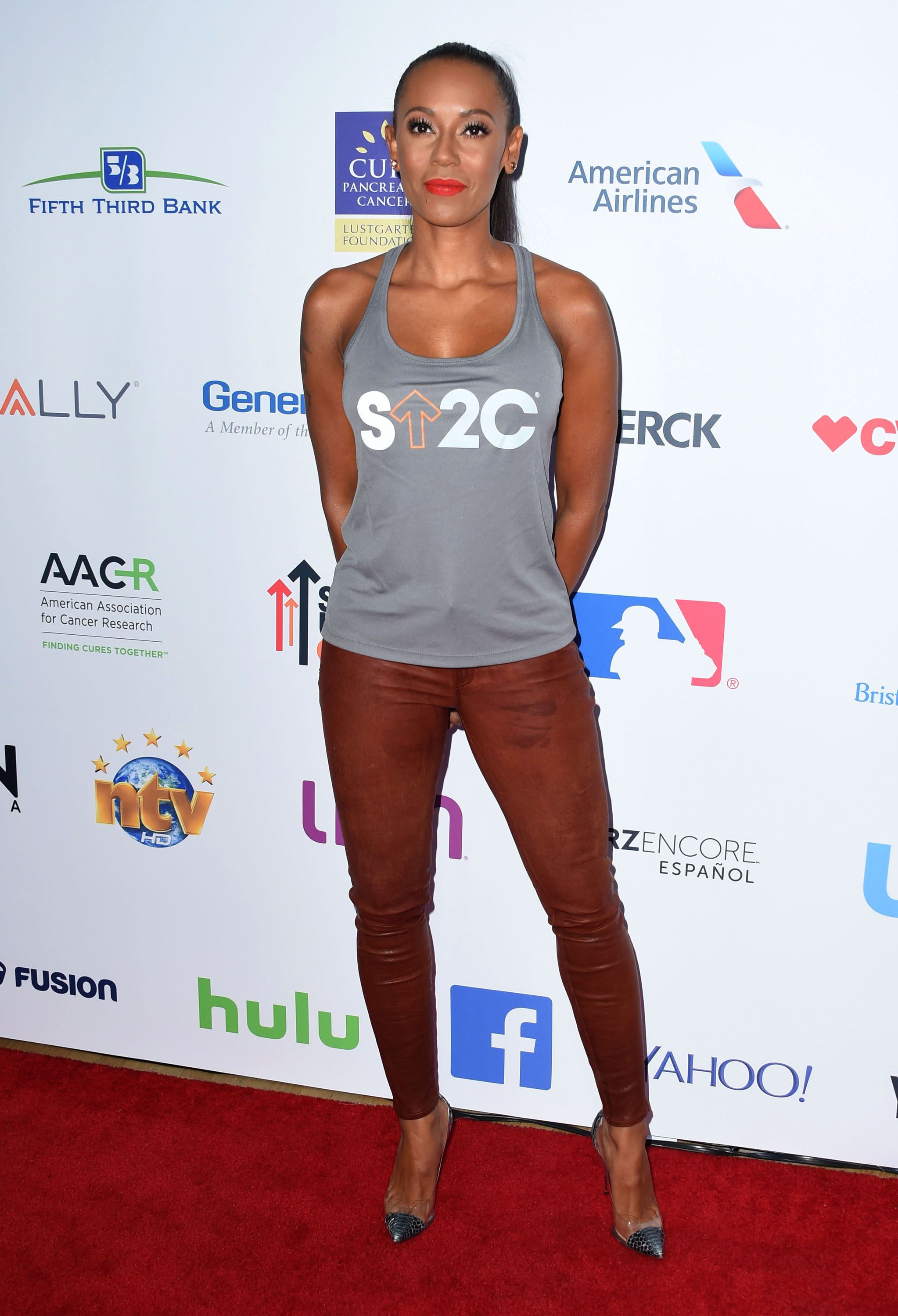 Melanie Brown attends Hollywood Unites for the 5th Biennial Stand Up To Cancer