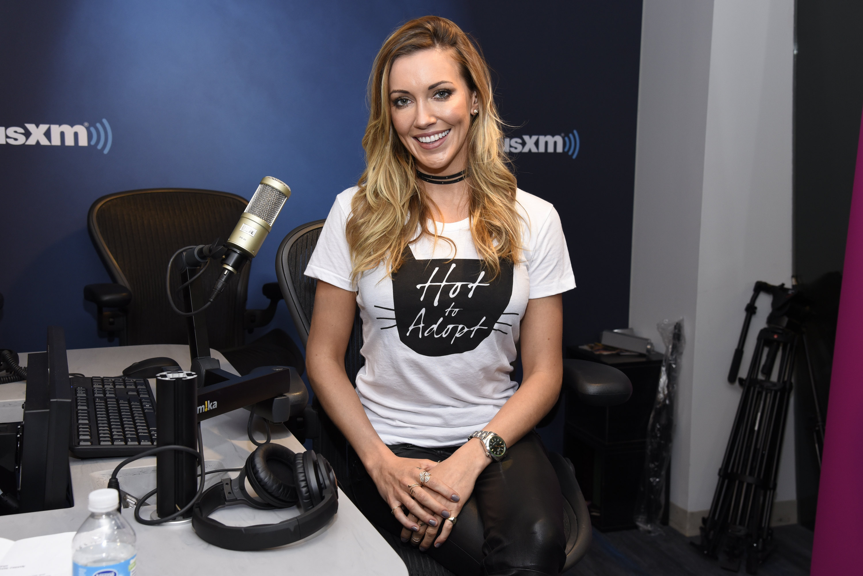 Katie Cassidy visits the SiriusXM Studio
