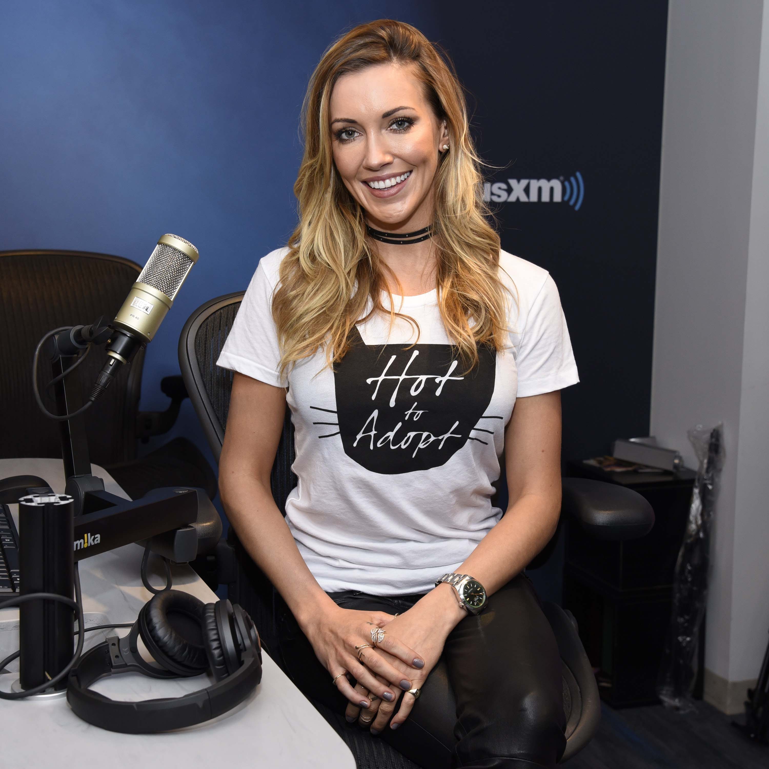 Katie Cassidy visits the SiriusXM Studio