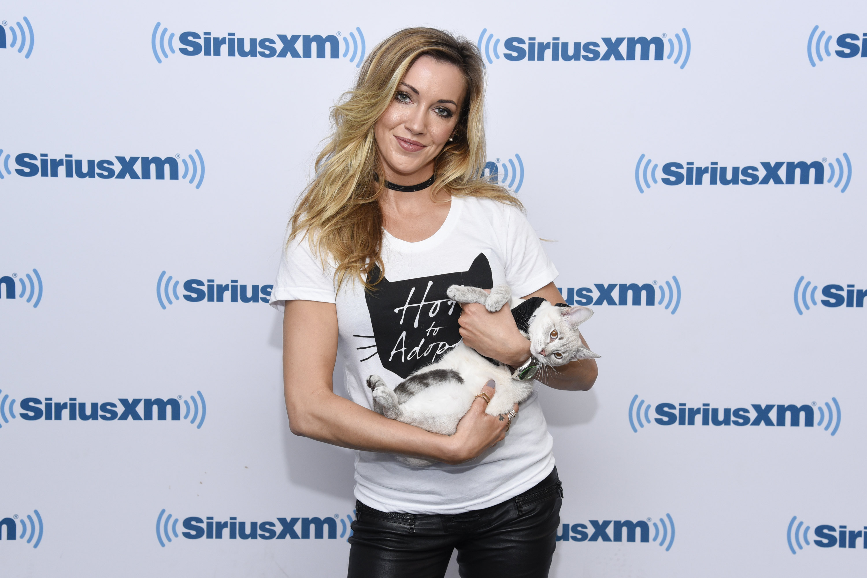 Katie Cassidy visits the SiriusXM Studio