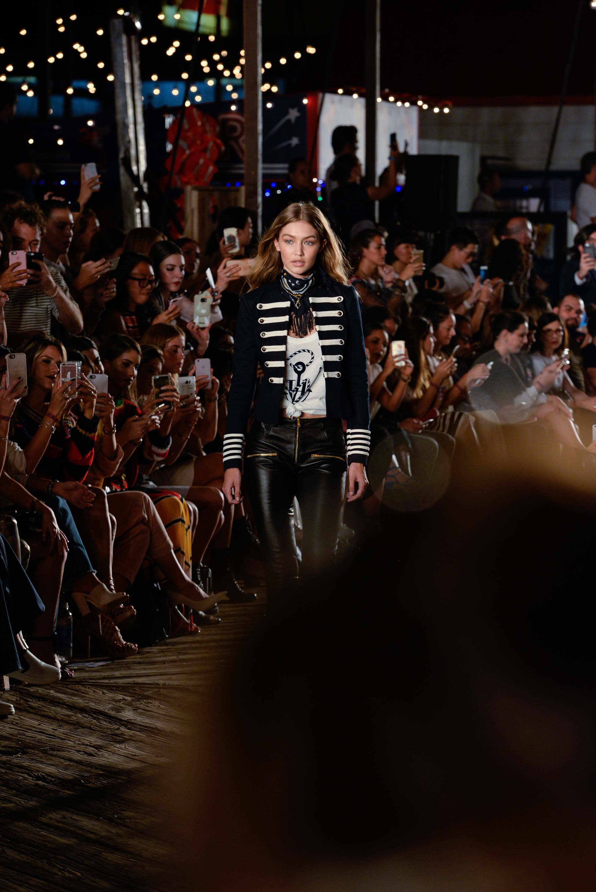 Gigi Hadid attends the #TOMMYNOW Women’s Fashion Show