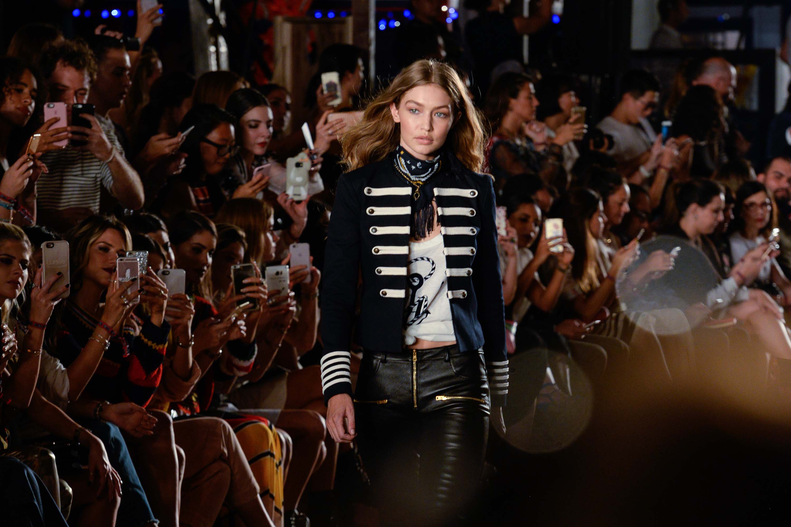 Gigi Hadid attends the #TOMMYNOW Women’s Fashion Show