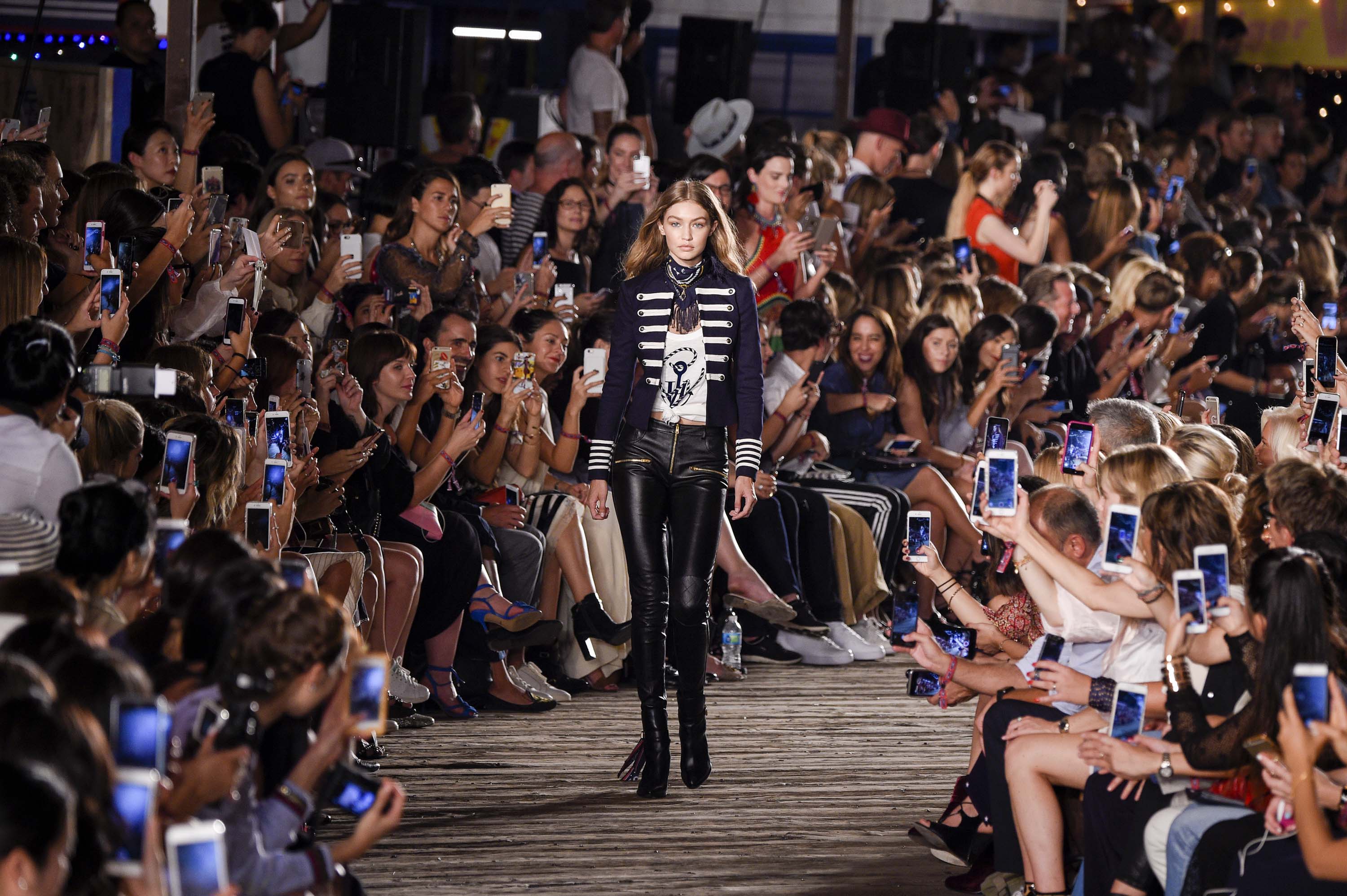 Gigi Hadid attends the #TOMMYNOW Women’s Fashion Show