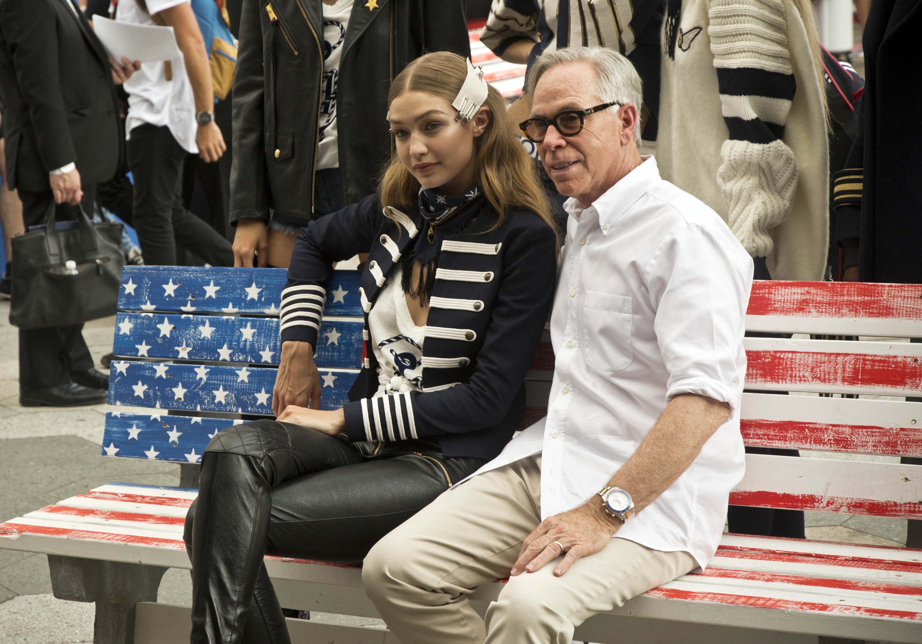 Gigi Hadid attends the #TOMMYNOW Women’s Fashion Show