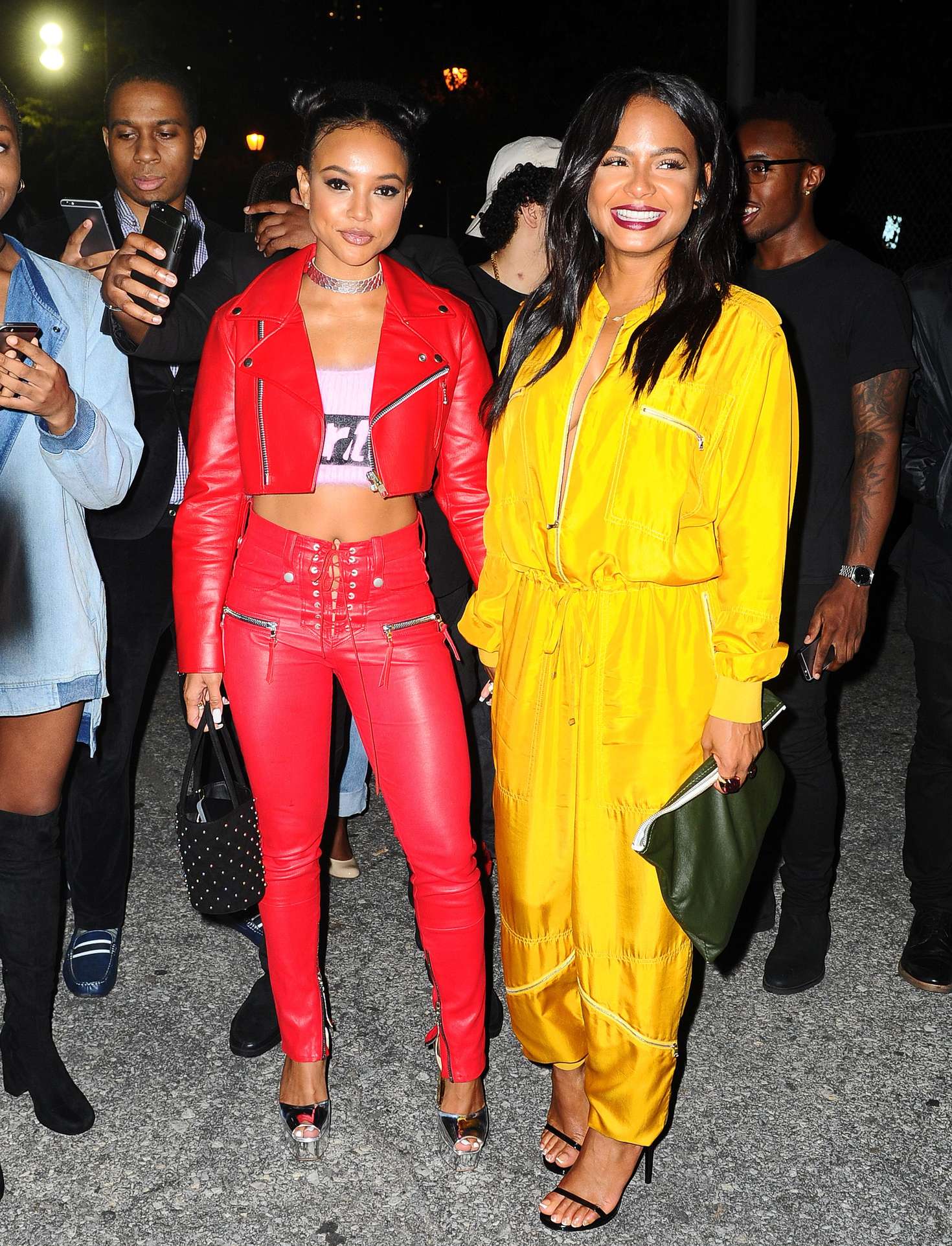 Karrueche Tran at Alexander Wang x Adidas Party