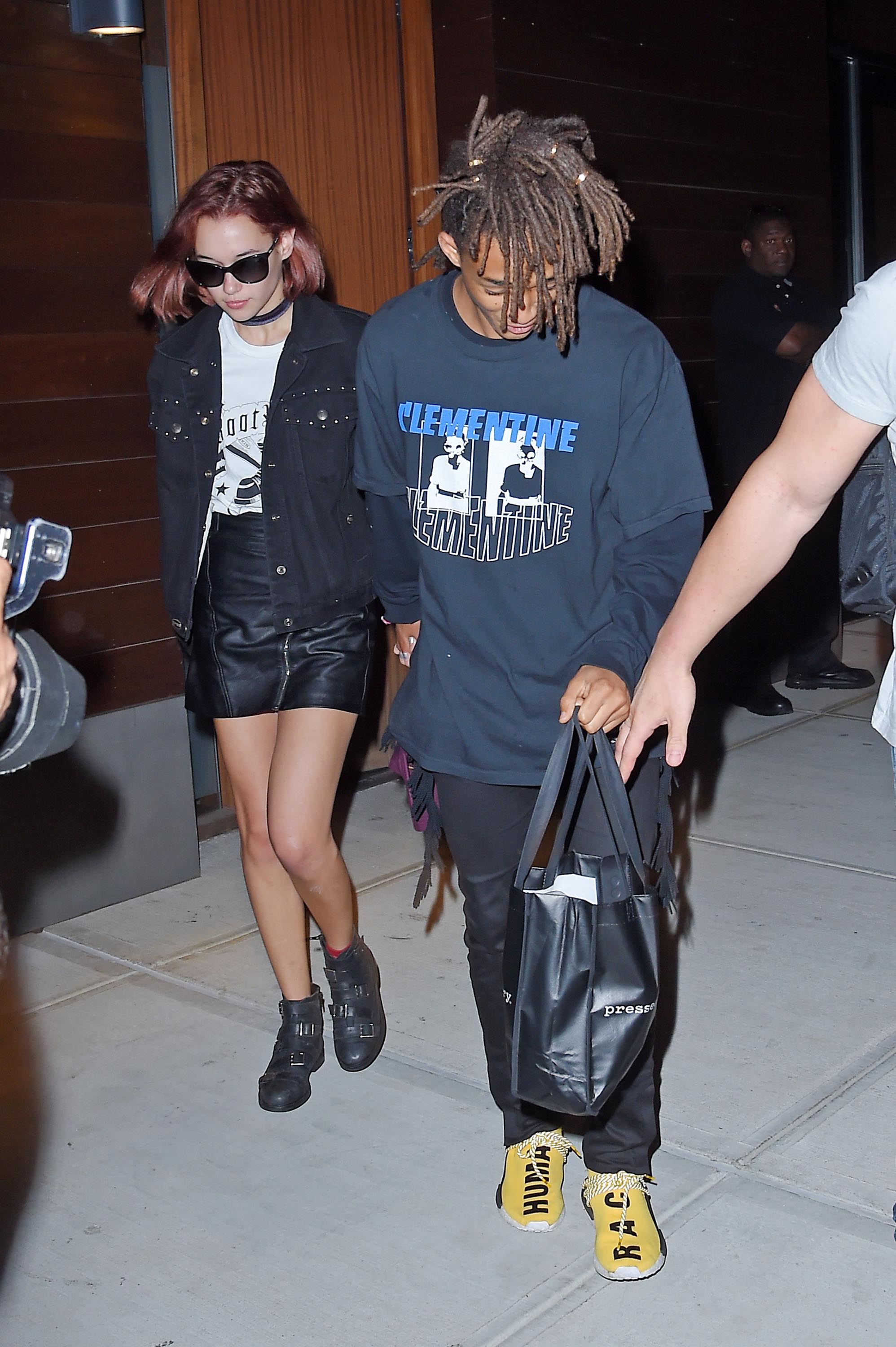 Sarah Snyder arrives at Hood By Air fashion show