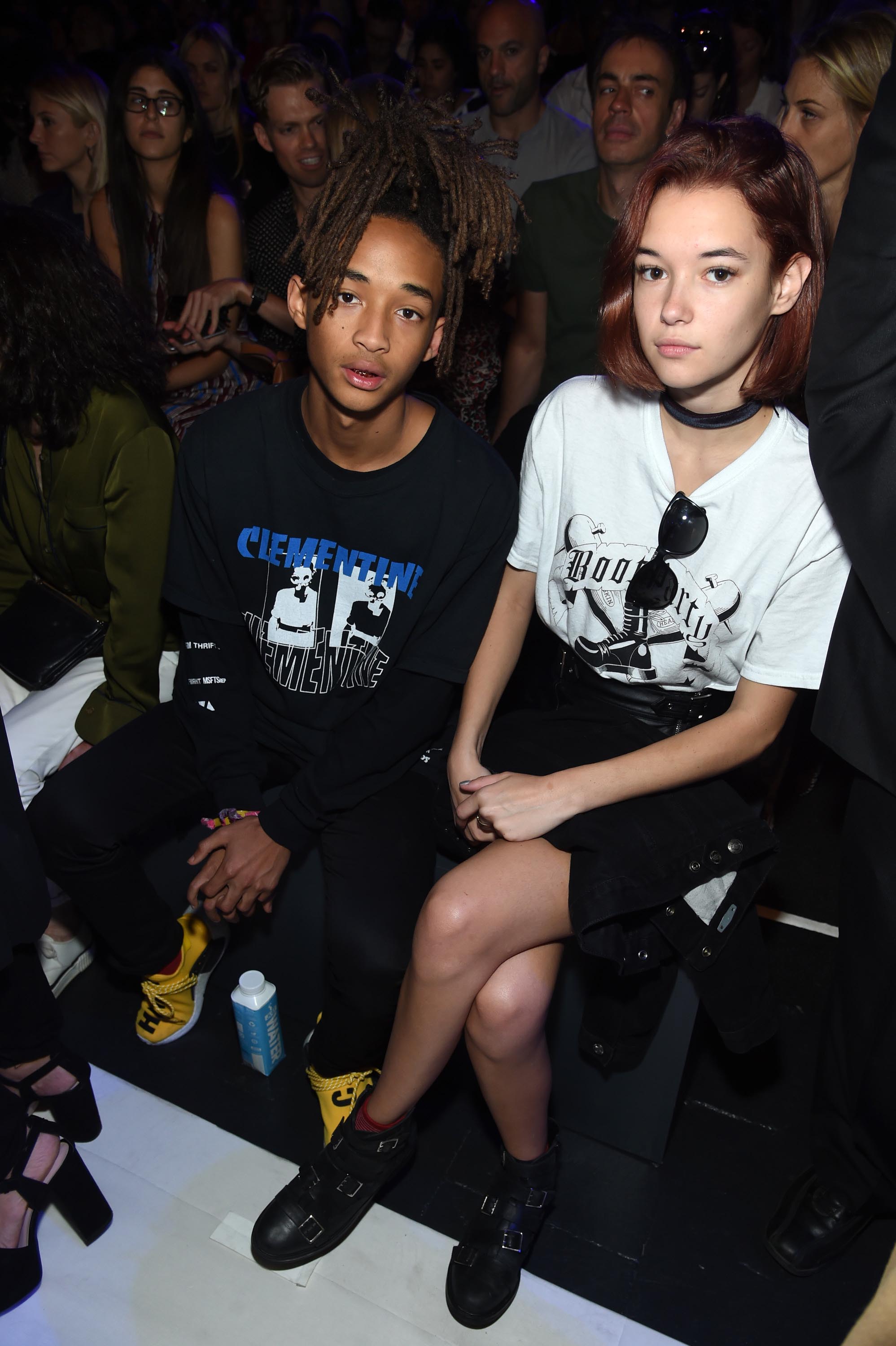 Sarah Snyder arrives at Hood By Air fashion show
