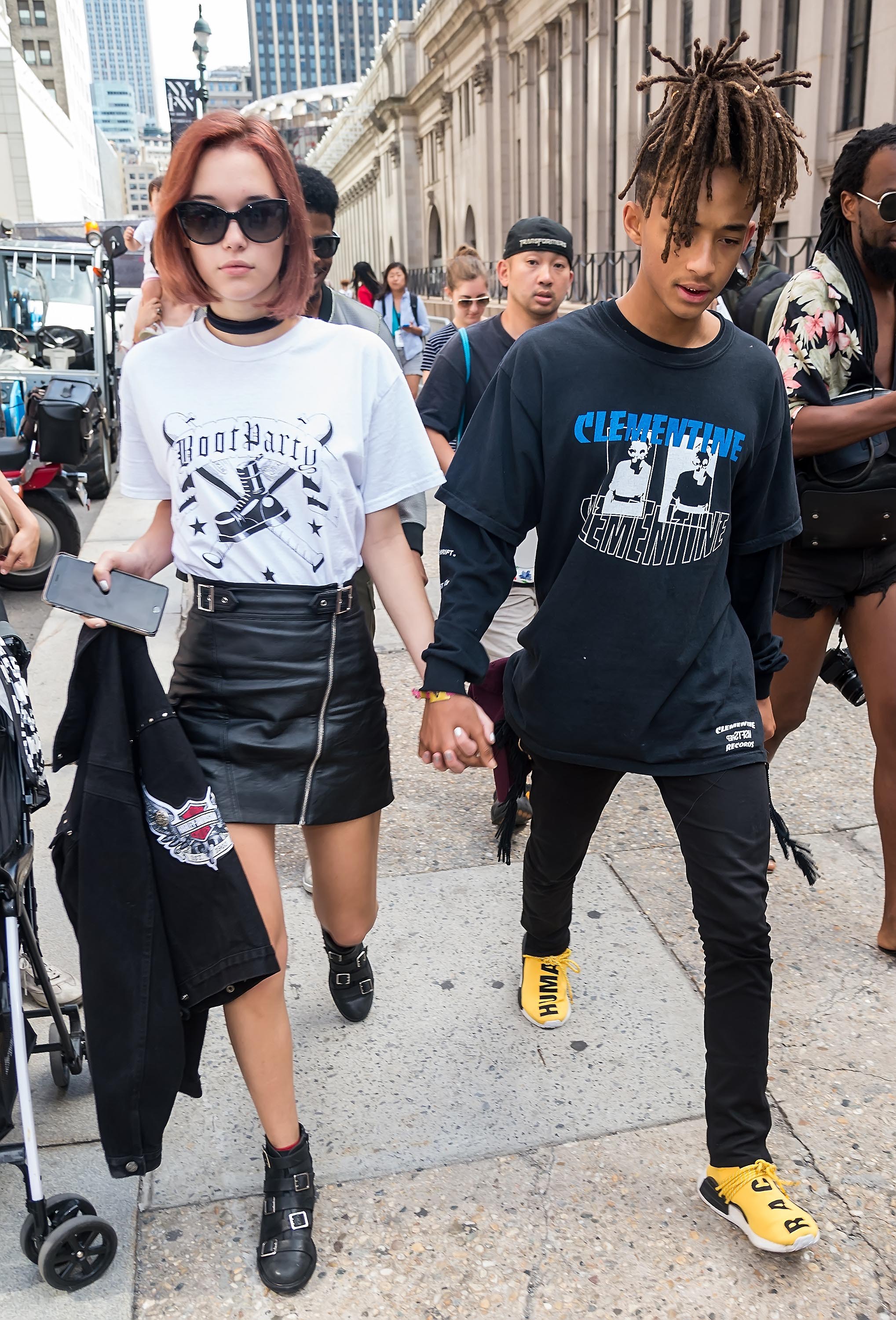 Sarah Snyder arrives at Hood By Air fashion show