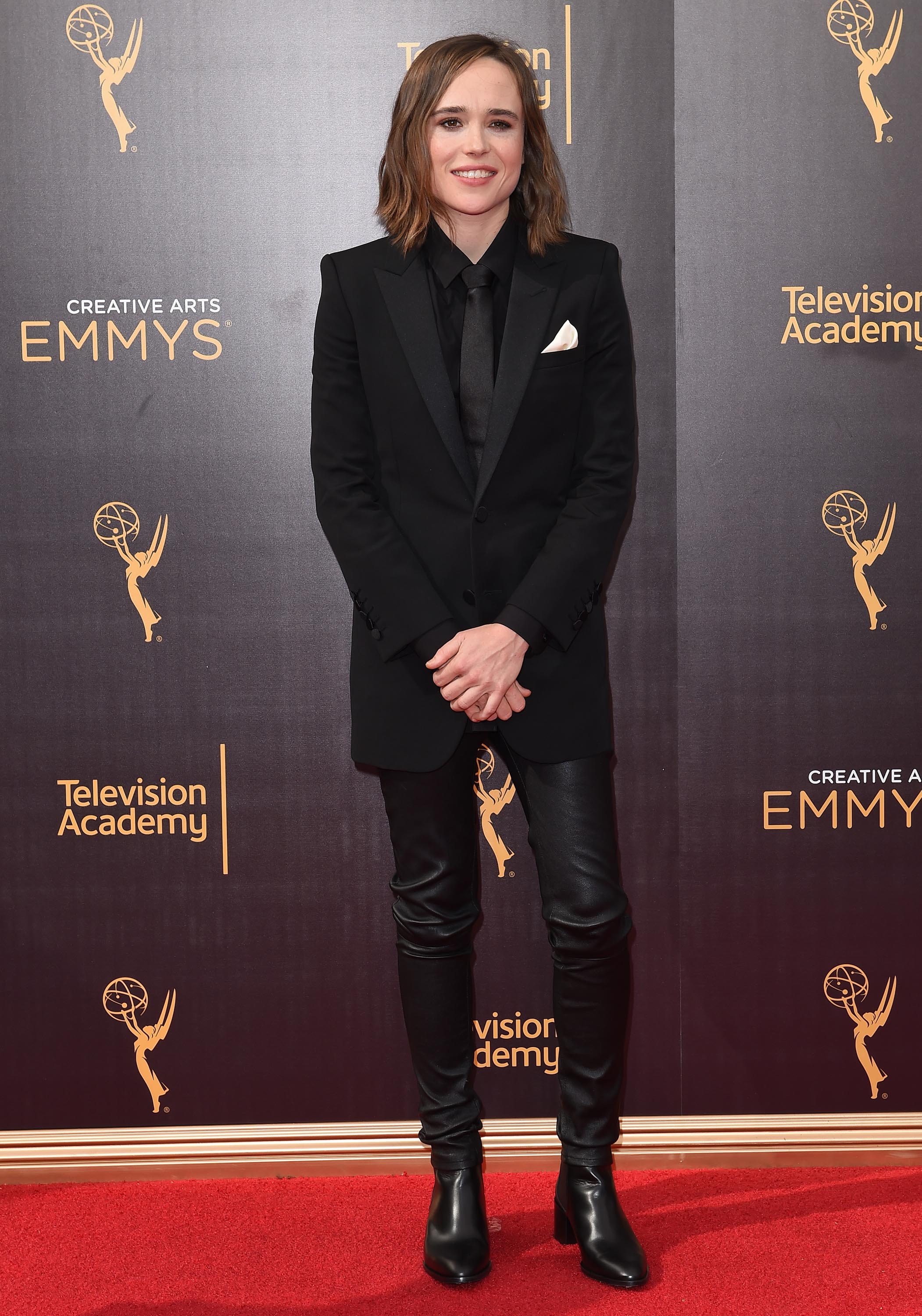 Ellen Page attends 2016 Creative Arts Emmy Awards