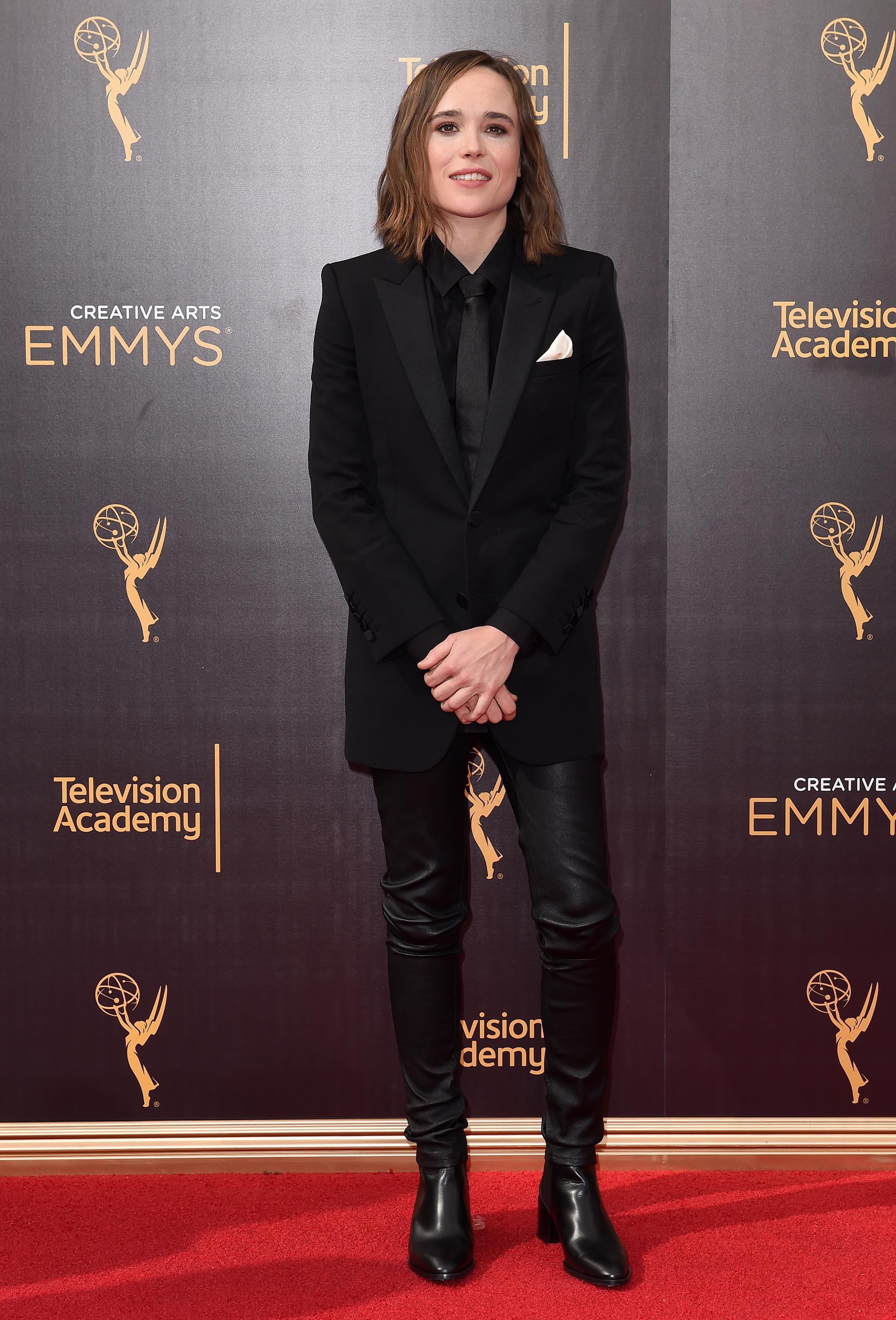 Ellen Page attends 2016 Creative Arts Emmy Awards