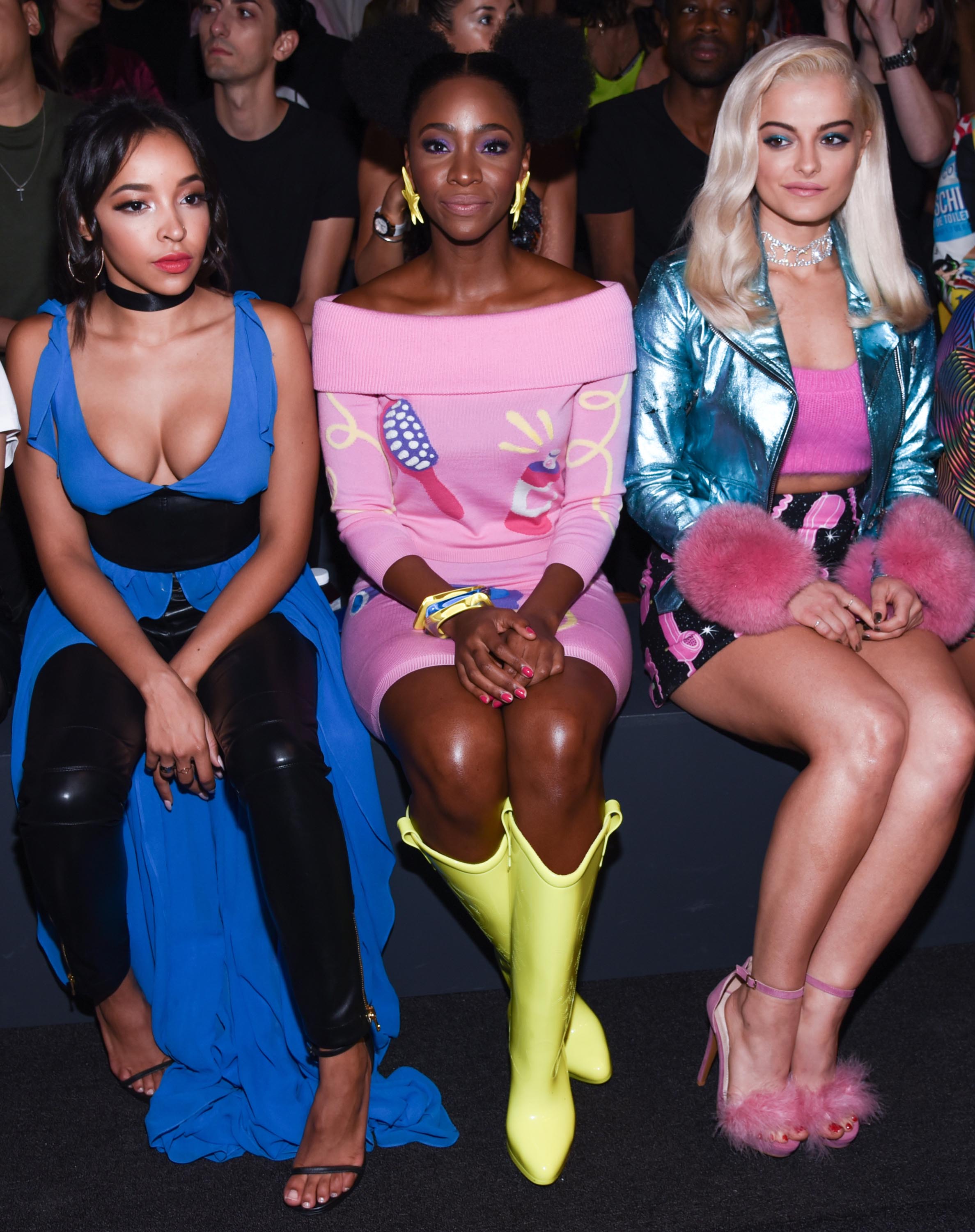 Tinashe attends Jeremy Scott Fashion Show