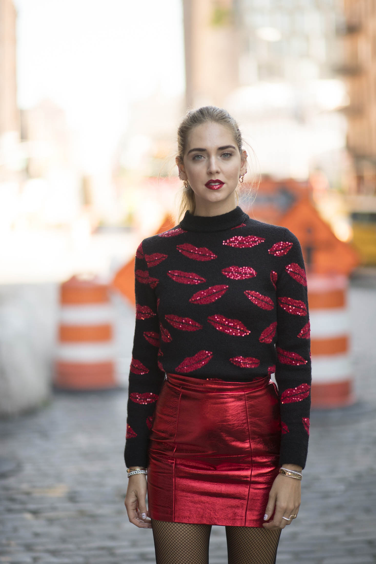 Chiara Ferragni attends New York Fashion Week