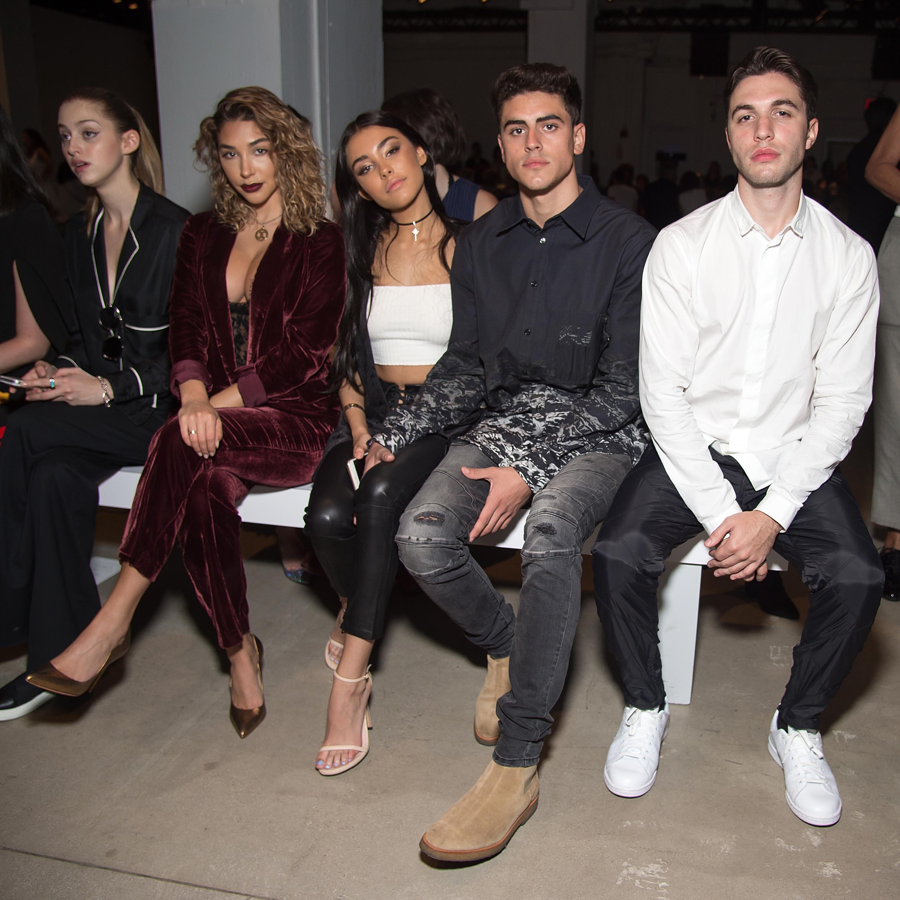 Madison Beer attends the Erin Fetherston Show