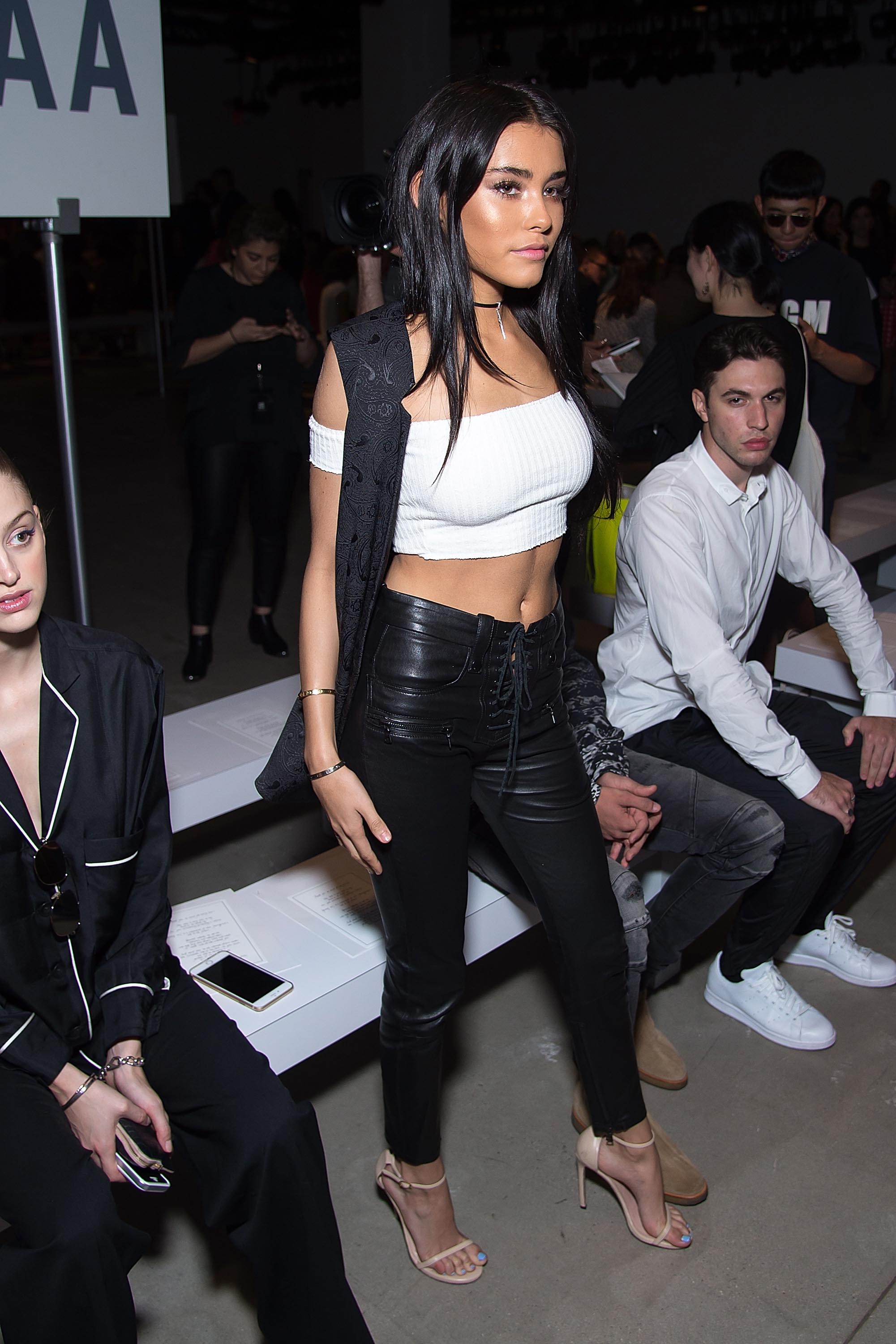 Madison Beer attends the Erin Fetherston Show