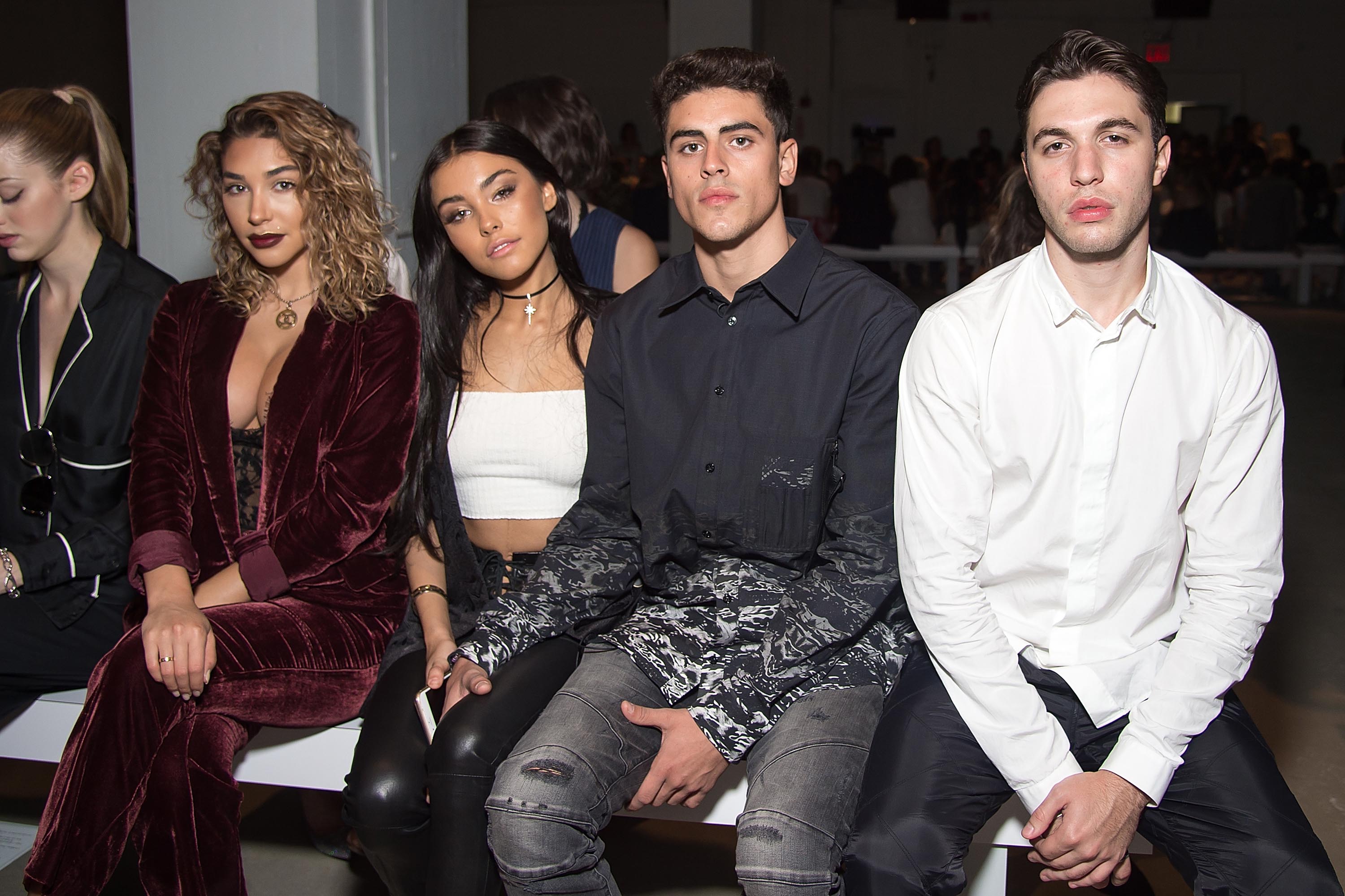 Madison Beer attends the Erin Fetherston Show