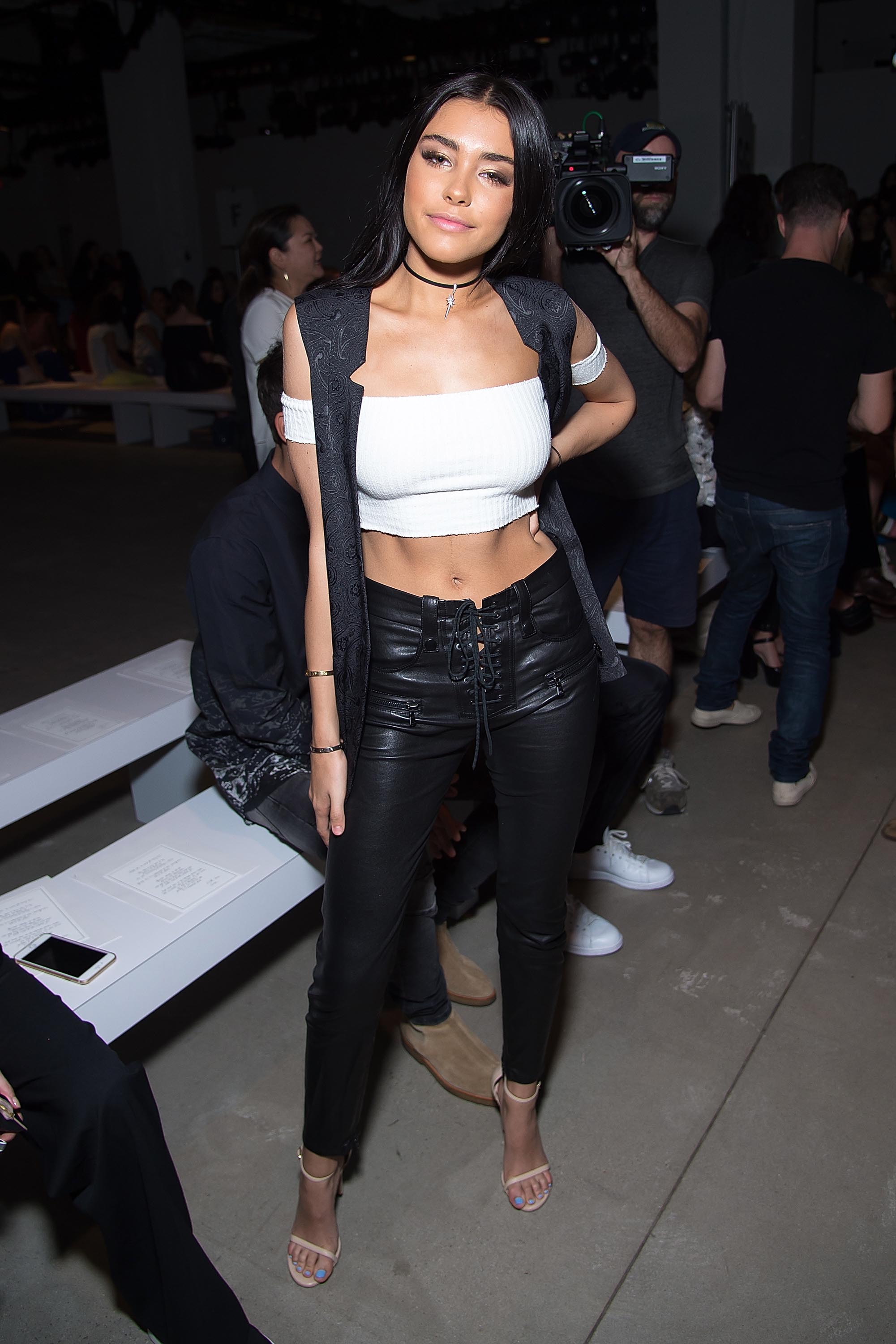 Madison Beer attends the Erin Fetherston Show