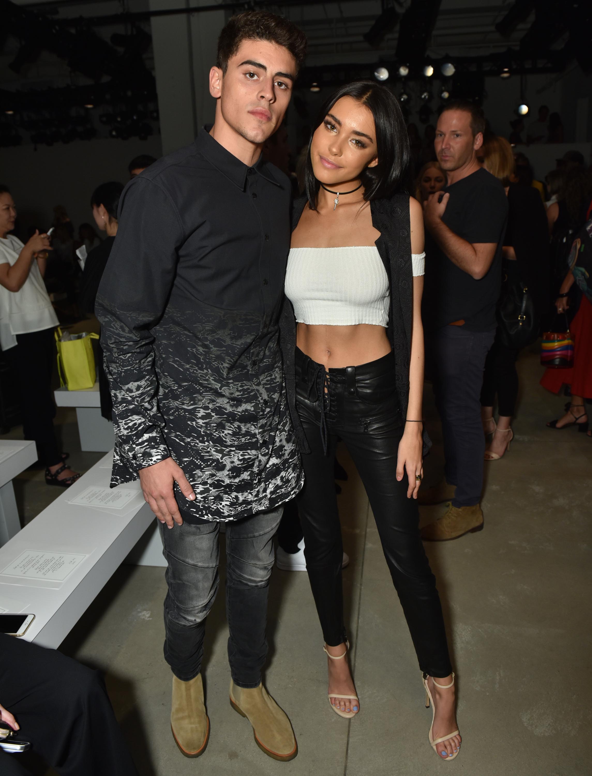 Madison Beer attends the Erin Fetherston Show