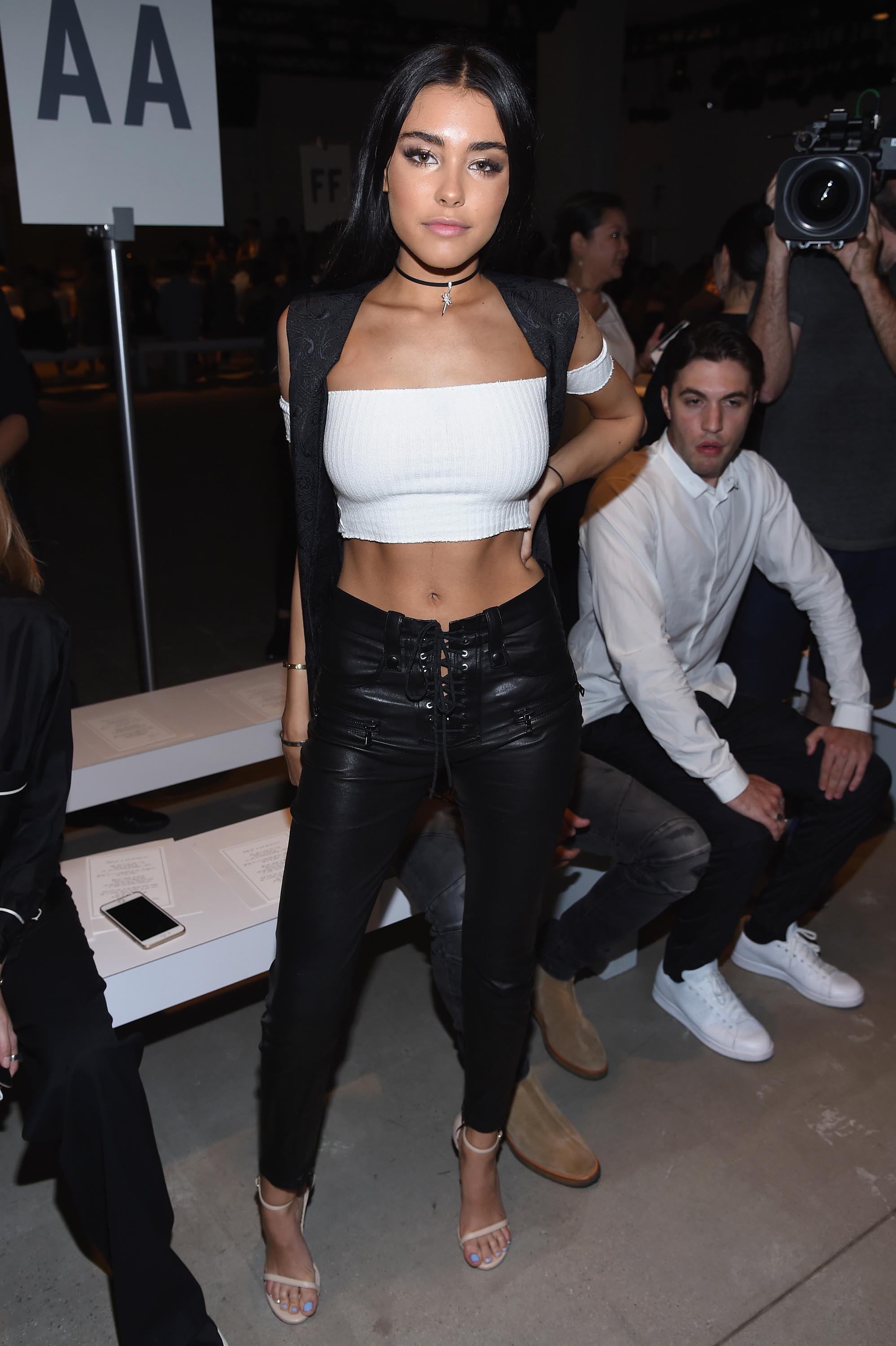 Madison Beer attends the Erin Fetherston Show