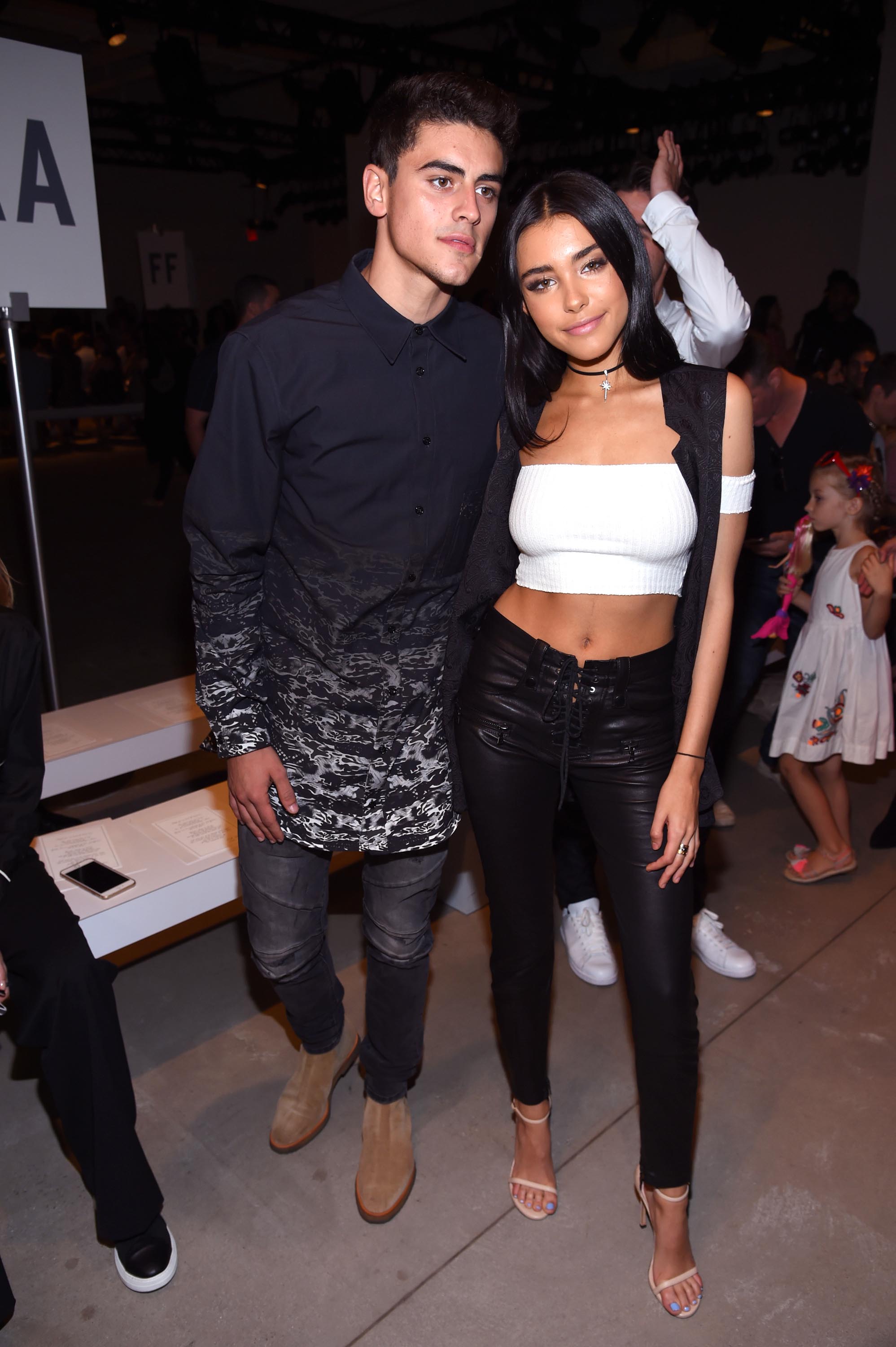 Madison Beer attends the Erin Fetherston Show