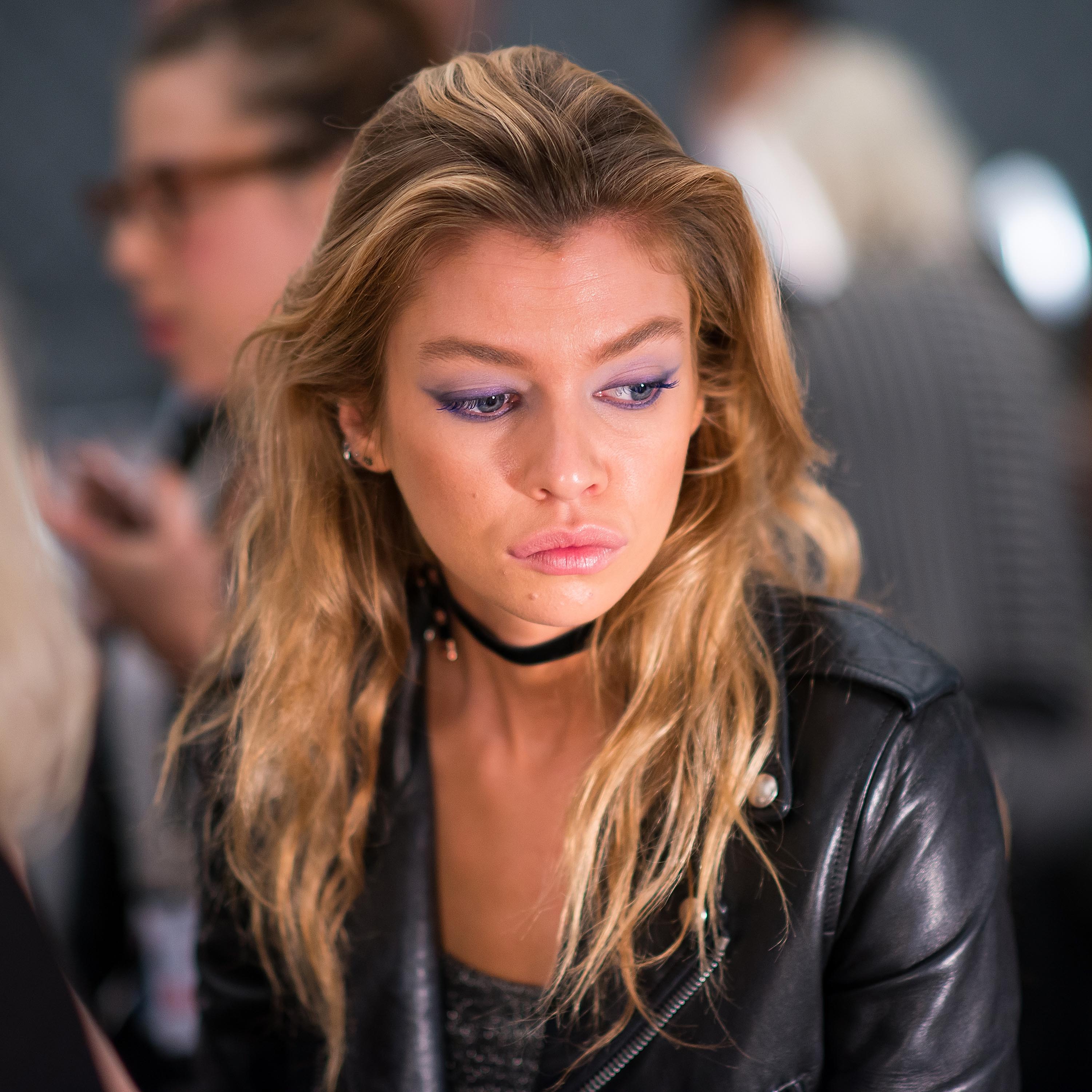 Stella Maxwell attends New York Fashion Week