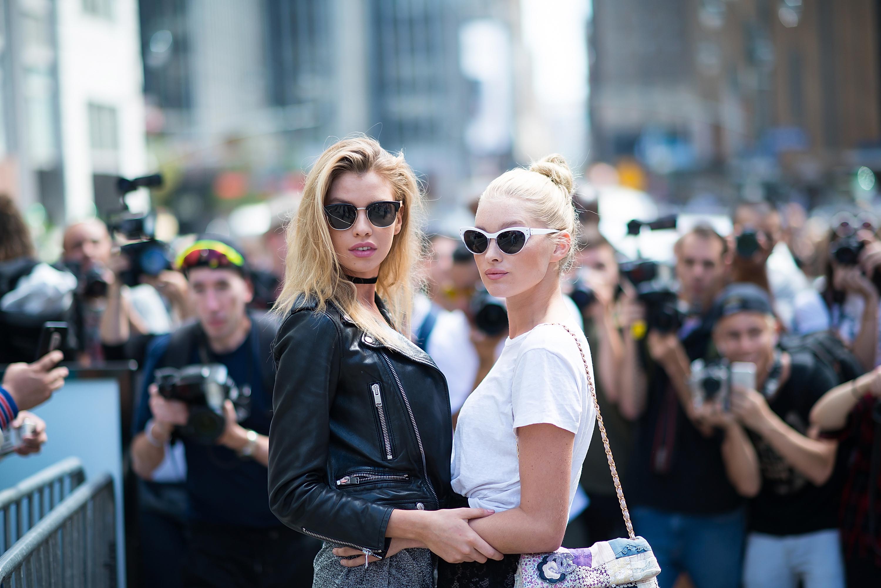 Stella Maxwell attends New York Fashion Week