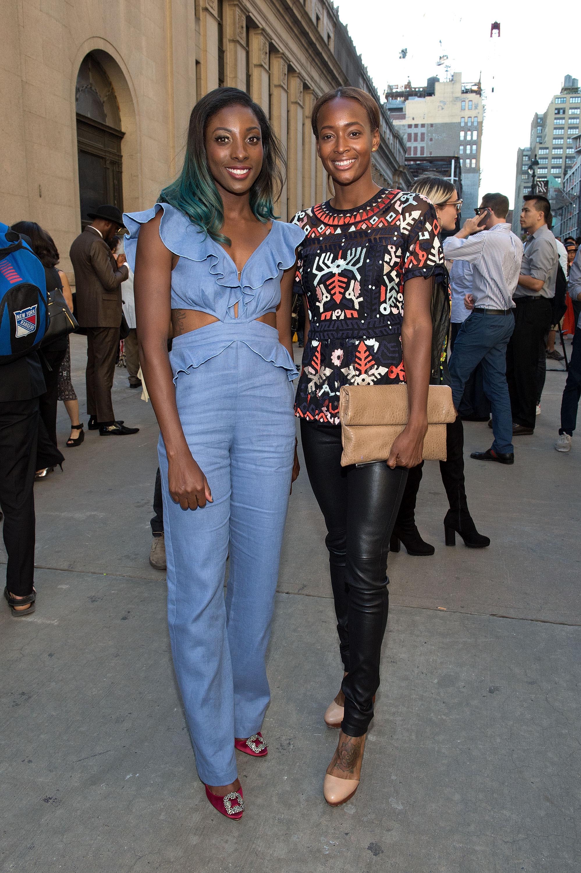 Dalilah Muhammad arrives as HSN Presents Serena Williams Signature Statement Collection Fashion Show