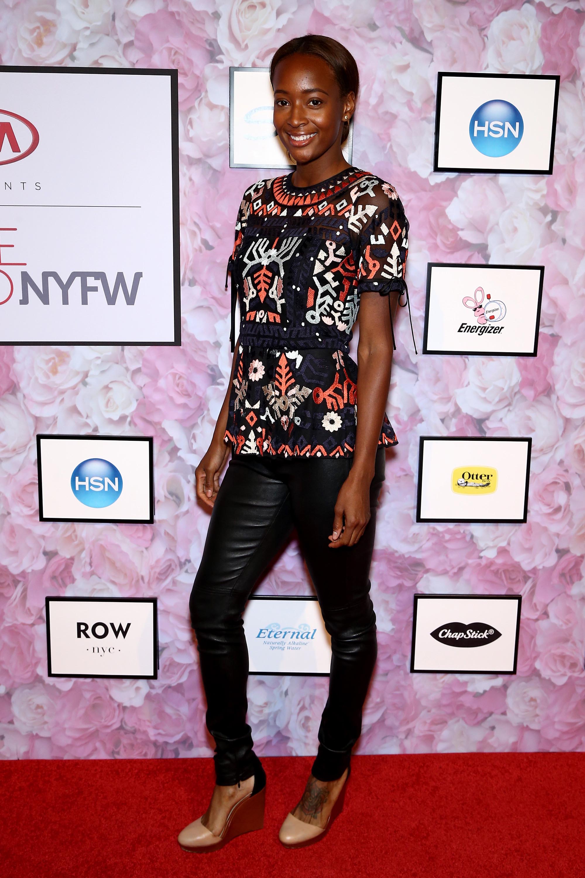 Dalilah Muhammad arrives as HSN Presents Serena Williams Signature Statement Collection Fashion Show