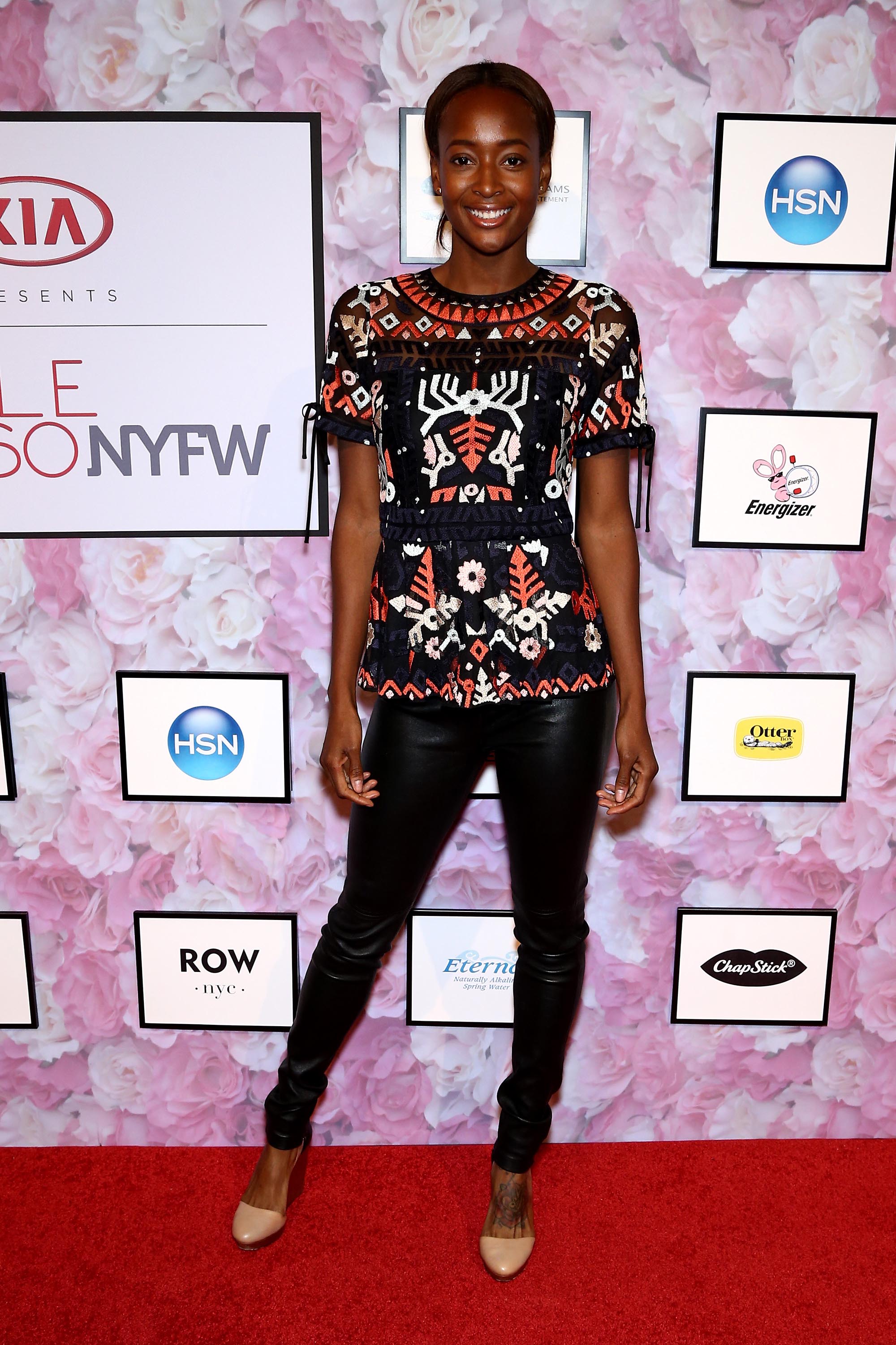 Dalilah Muhammad arrives as HSN Presents Serena Williams Signature Statement Collection Fashion Show