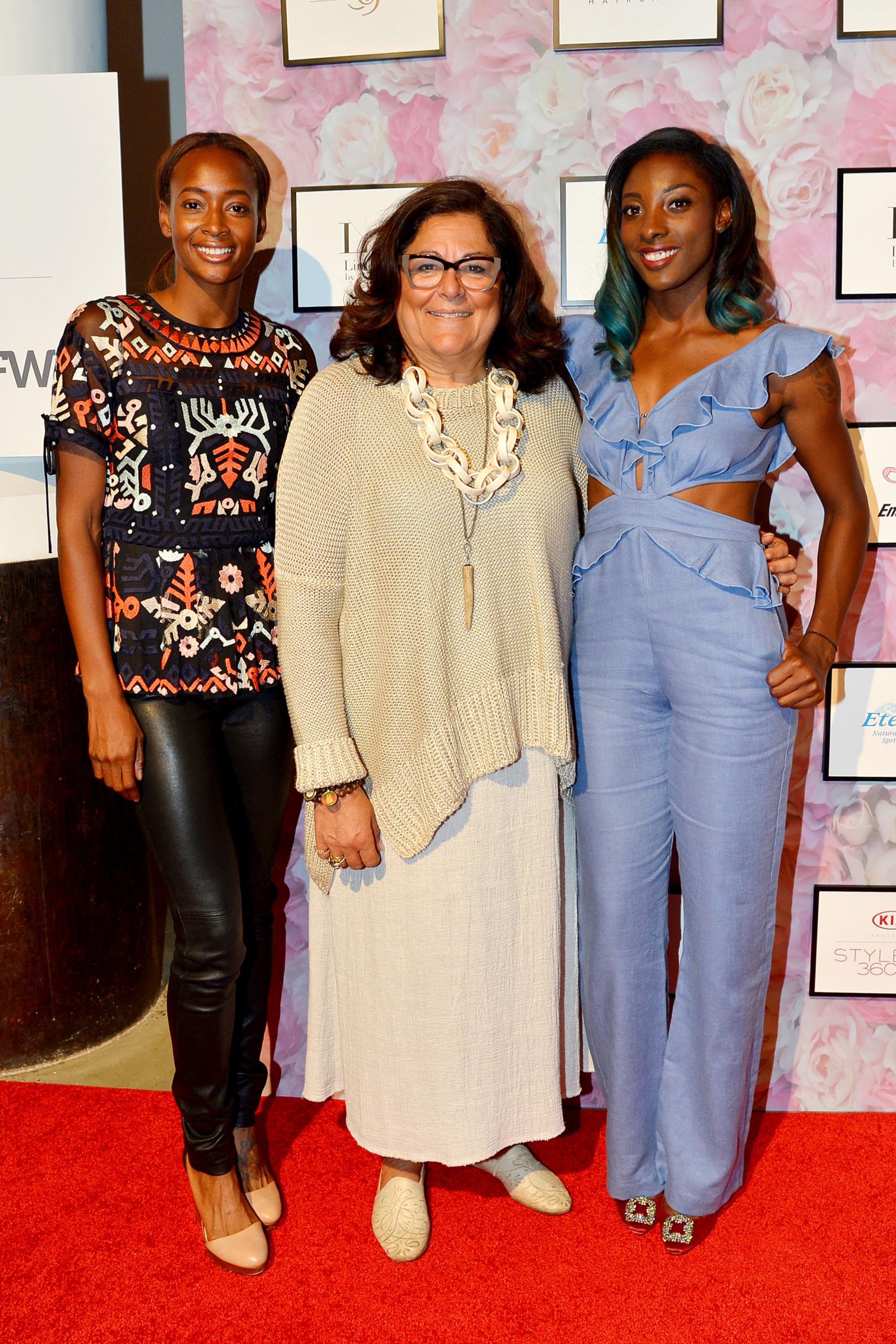 Dalilah Muhammad arrives as HSN Presents Serena Williams Signature Statement Collection Fashion Show